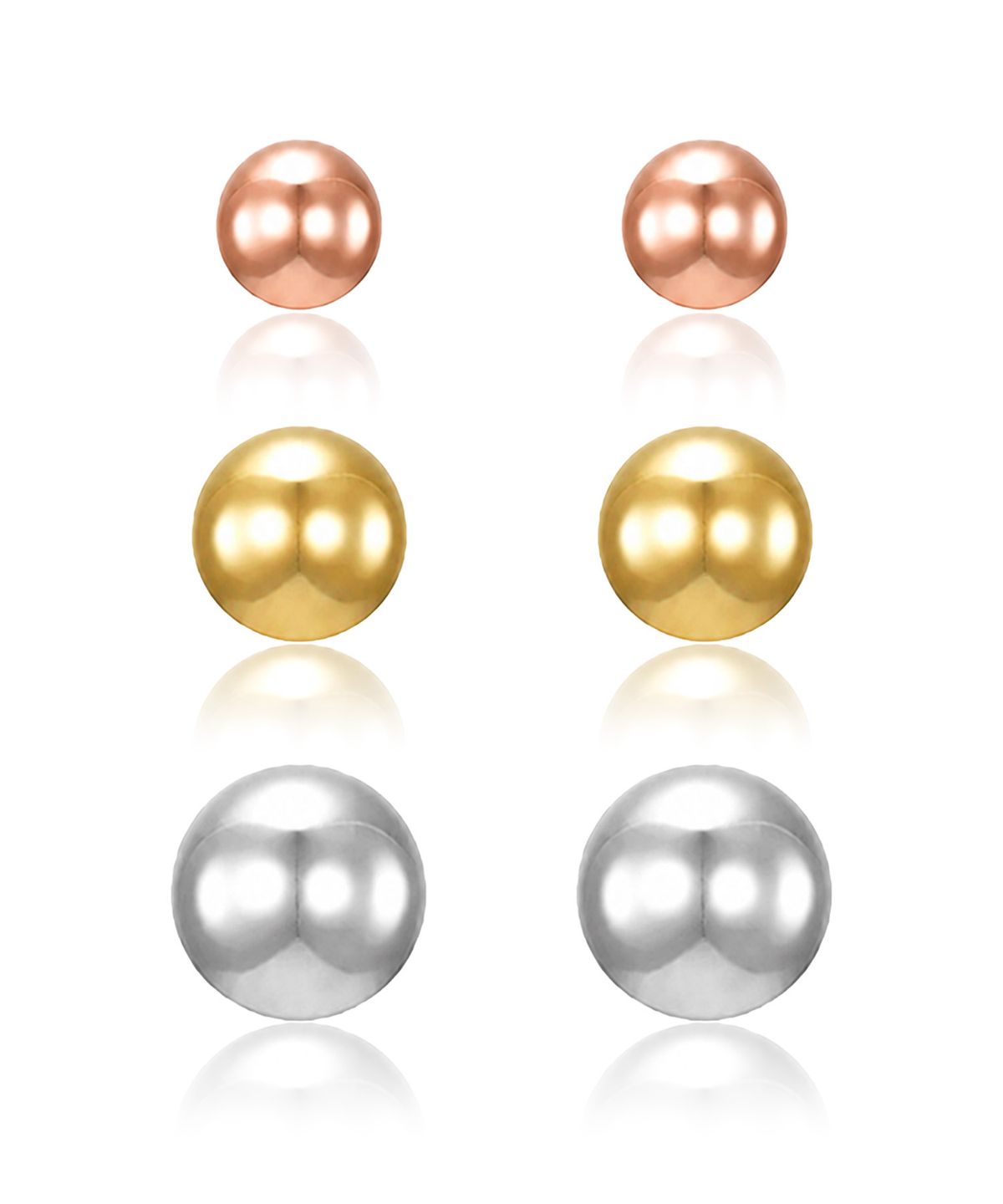 엘르주얼리(ELLEJEWELRY) 14K GF 베이직 볼 귀걸이 ELGPEE525