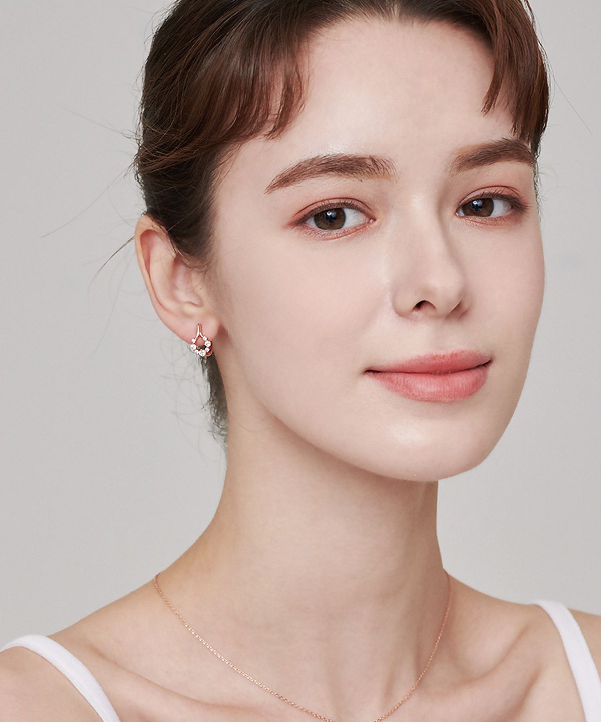 엘르주얼리(ELLEJEWELRY) 체리 블라썸 원터치 귀걸이 ELGPEE484