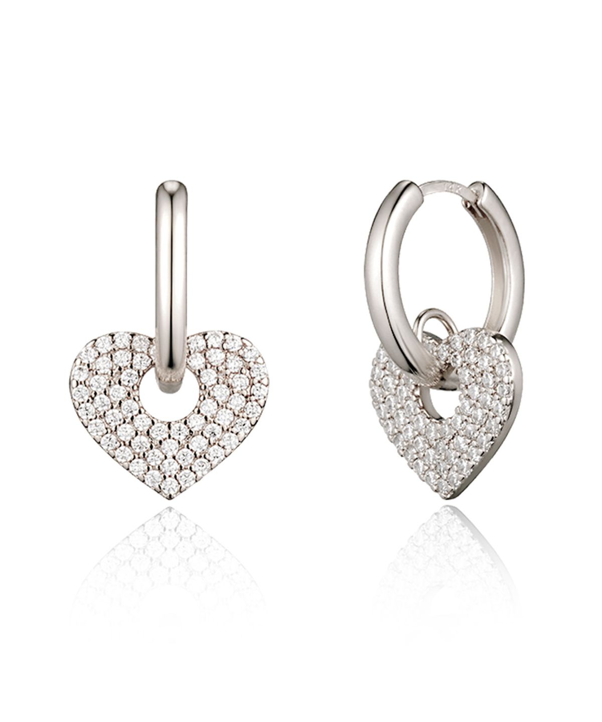 엘르주얼리(ELLEJEWELRY) 14K GF 아모르 하트 귀걸이 ELGPEE473