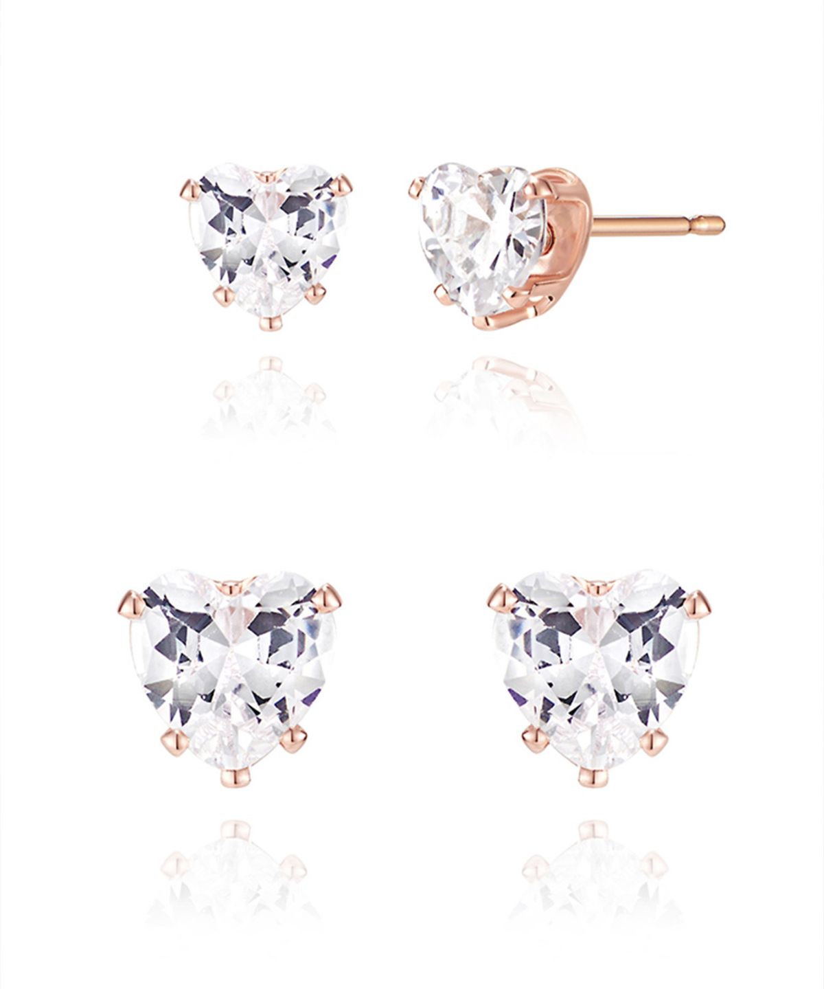 엘르주얼리(ELLEJEWELRY) 14K GF 하트큐 귀걸이 ELGPEE469