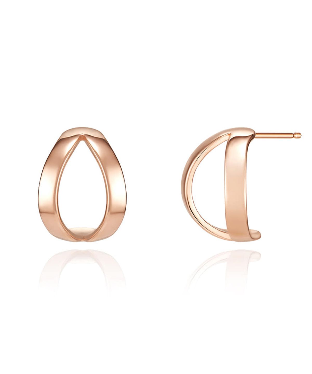엘르주얼리(ELLEJEWELRY) 14K GF 라인 케이브 귀걸이 ELGPEE453