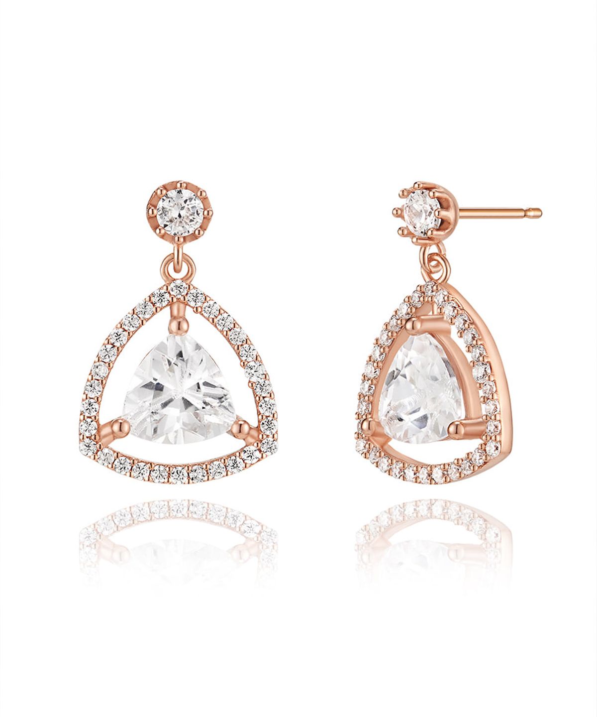 엘르주얼리(ELLEJEWELRY) 14K GF 트라이 스윙 귀걸이 ELGPEE449