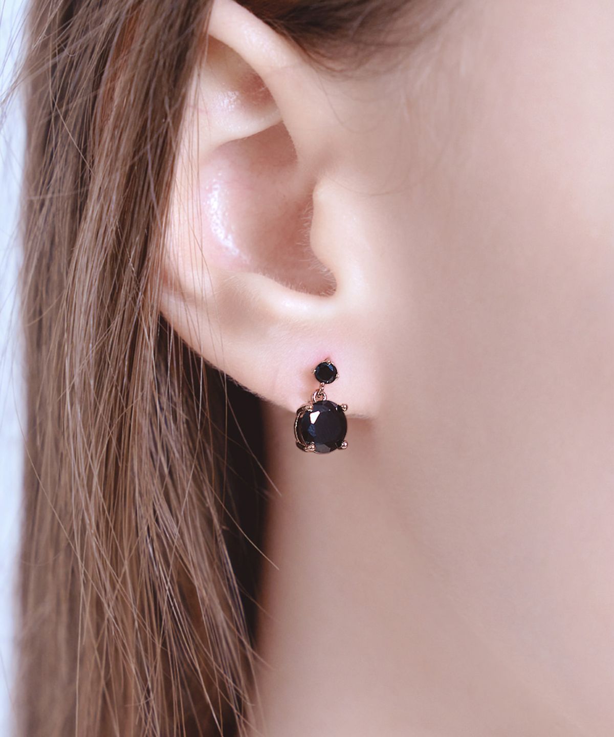엘르주얼리(ELLEJEWELRY) 14K GF 언발 더블원 귀걸이 ELGPEE432