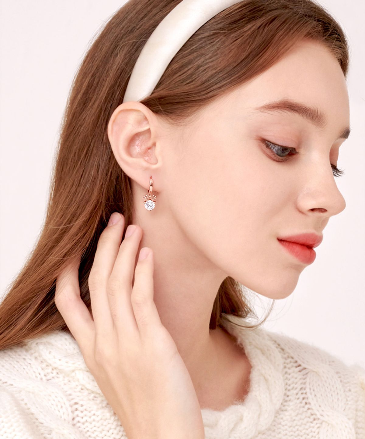 엘르주얼리(ELLEJEWELRY) 루돌프 원터치 귀걸이 ELGPEE420