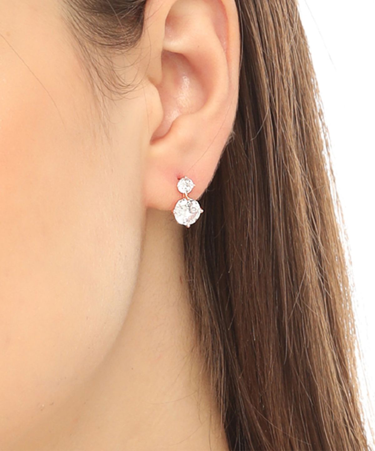 엘르주얼리(ELLEJEWELRY) 14K GF 포인트 블링블링 원터치 귀걸이 ELGPEE331
