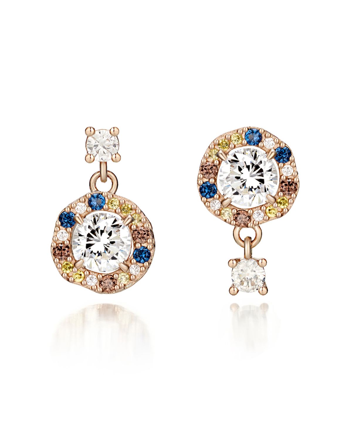 엘르주얼리(ELLEJEWELRY) 빈티지 14K GF 데칼코마니 귀걸이 ELGPEE242