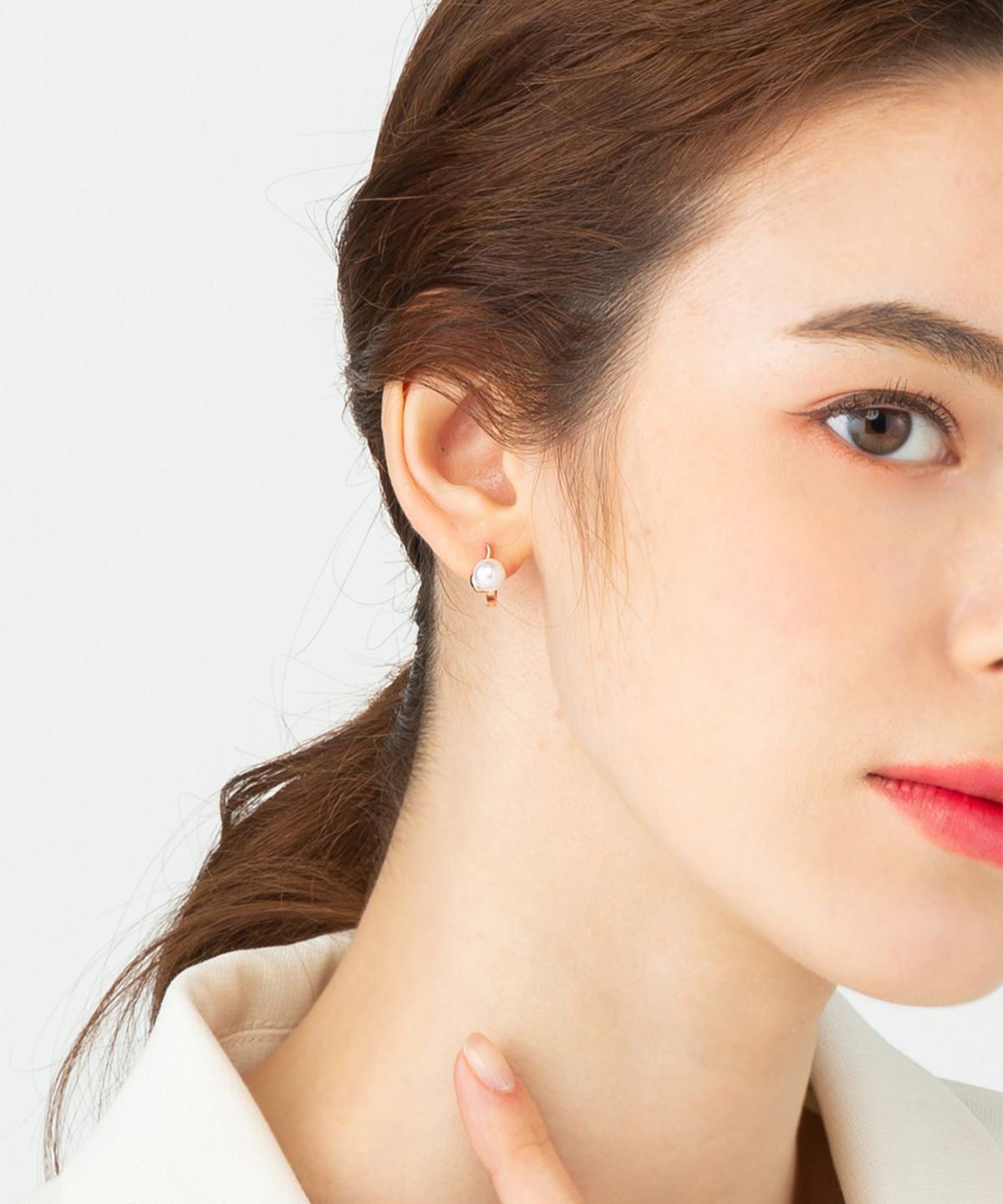 엘르주얼리(ELLEJEWELRY) 14K GF 원터치 귀걸이 ELGPEE223