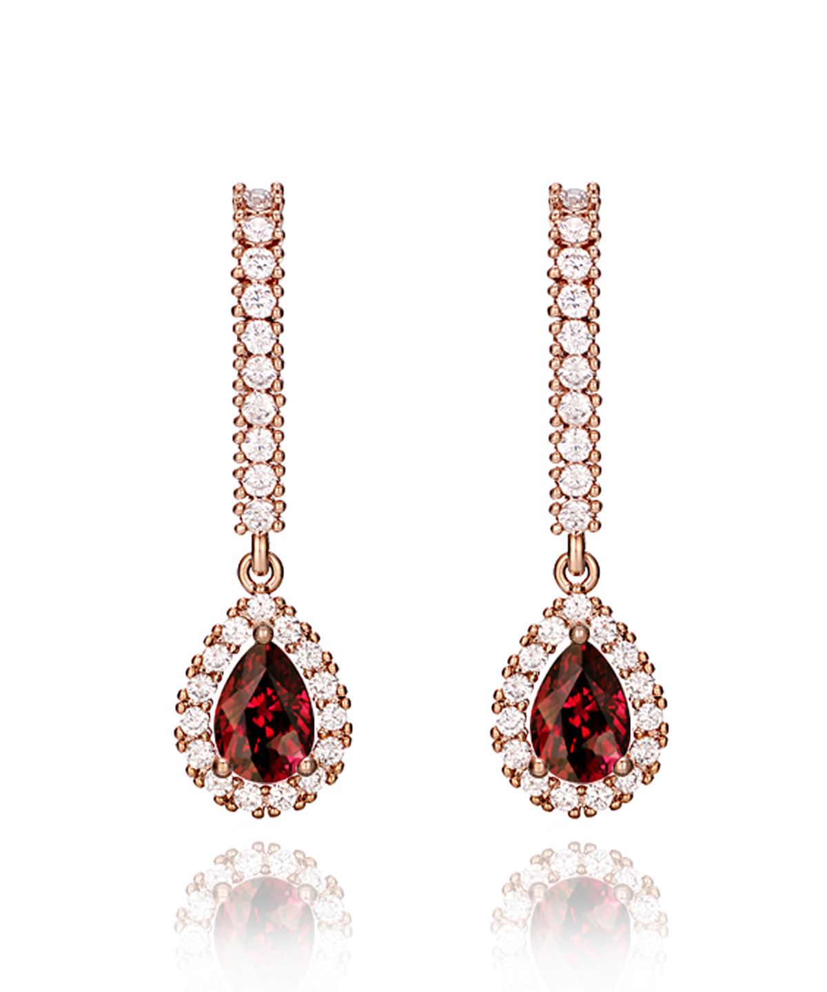 엘르주얼리(ELLEJEWELRY) 14K GF 그린 티어 드롭 귀걸이 ELGPEE185