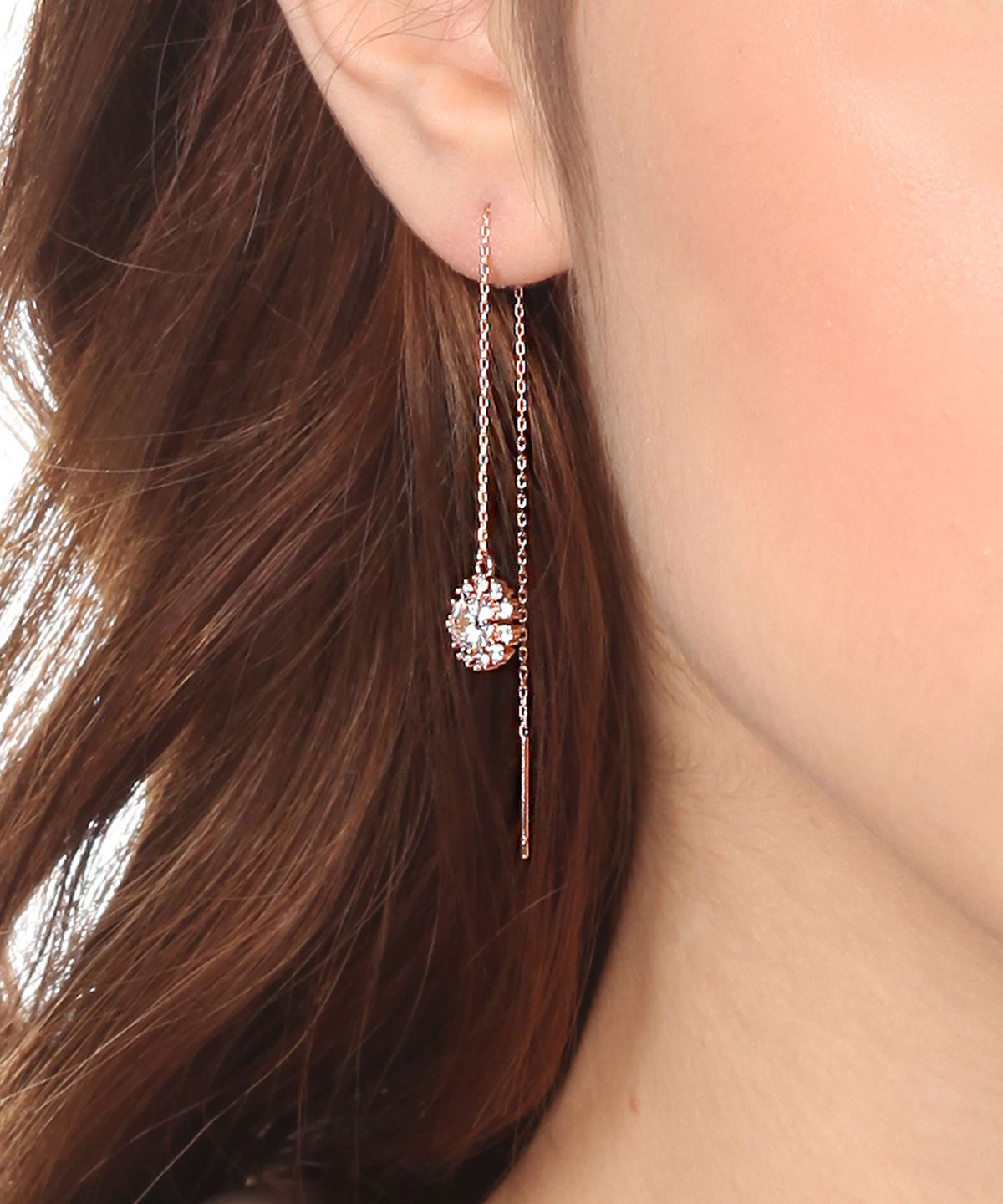 엘르주얼리(ELLEJEWELRY) 여성용 드롭 실버 귀걸이 ELSPEE131