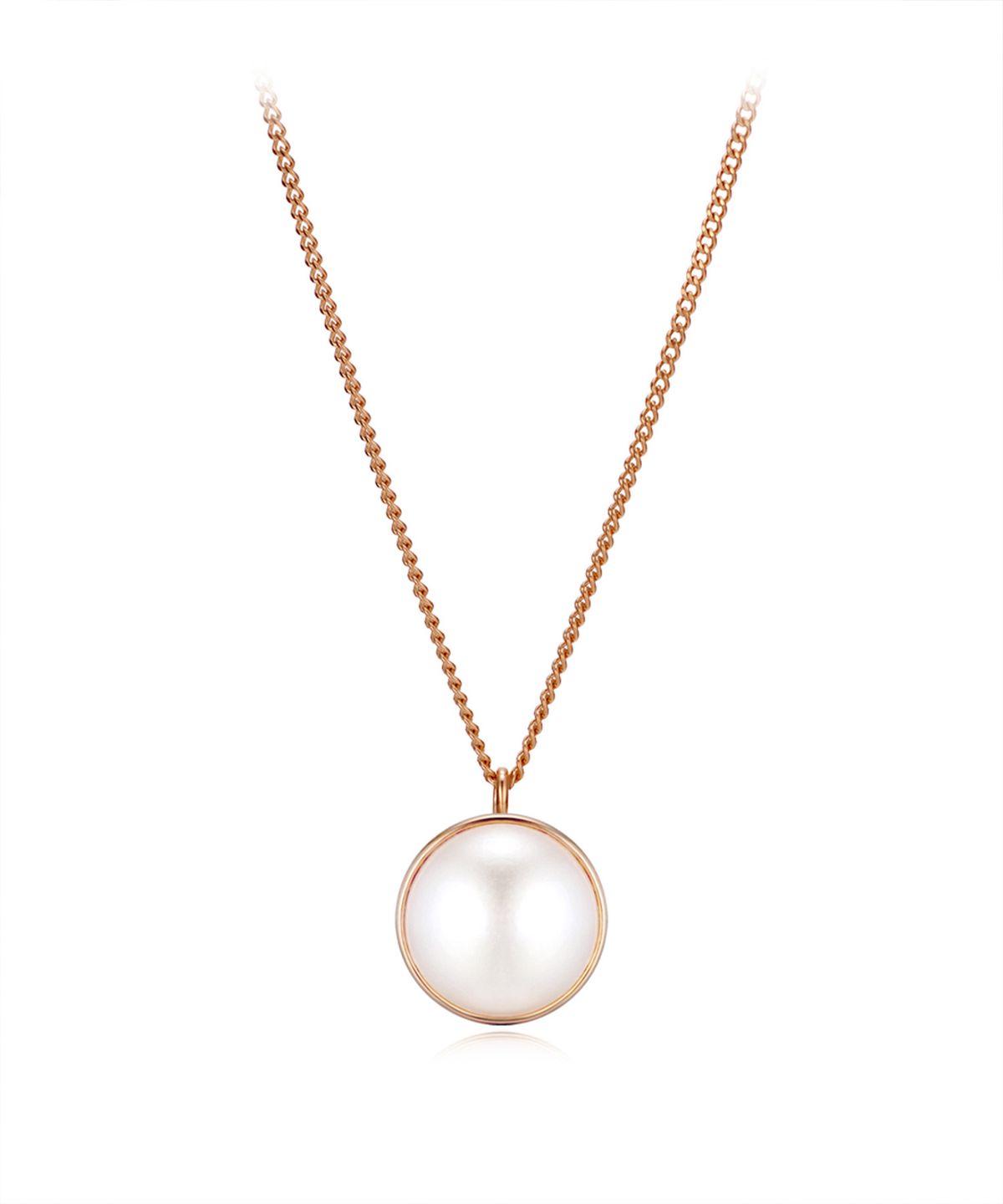 엘르주얼리(ELLEJEWELRY) 포인트 진주 목걸이 ELBRNN218