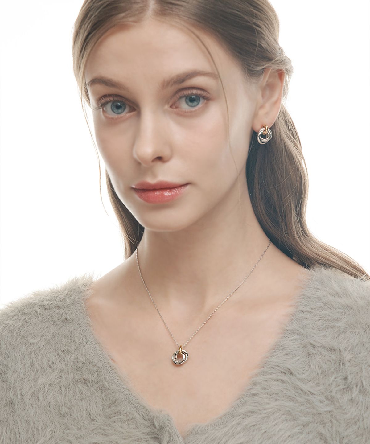 엘르주얼리(ELLEJEWELRY) 스트로우 심플 목걸이 ELBRNN216