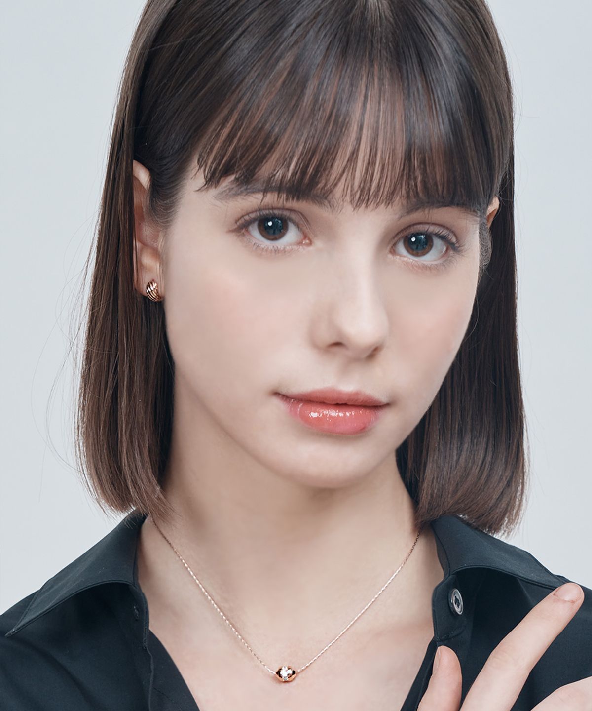 엘르주얼리(ELLEJEWELRY) 비비드 큐빅 블렛 목걸이 ELBRNN213