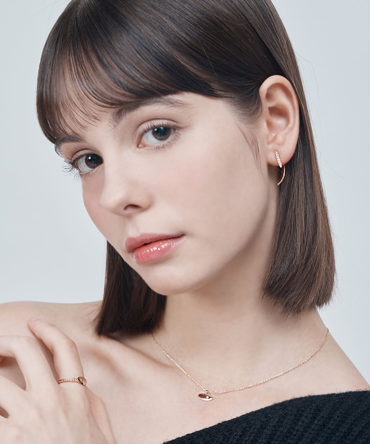 엘르주얼리(ELLEJEWELRY) 엘라 모먼트 목걸이 ELBRNN208