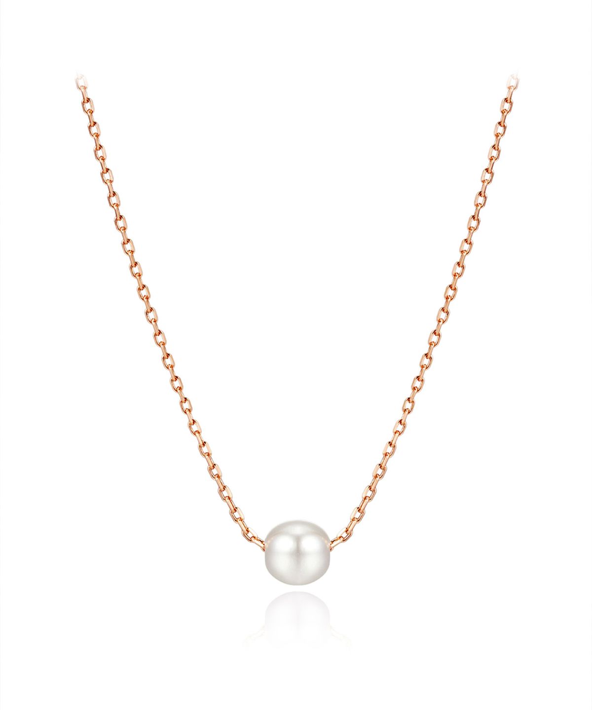 엘르주얼리(ELLEJEWELRY) 6mm 베이직 진주 목걸이 ELBRNN197