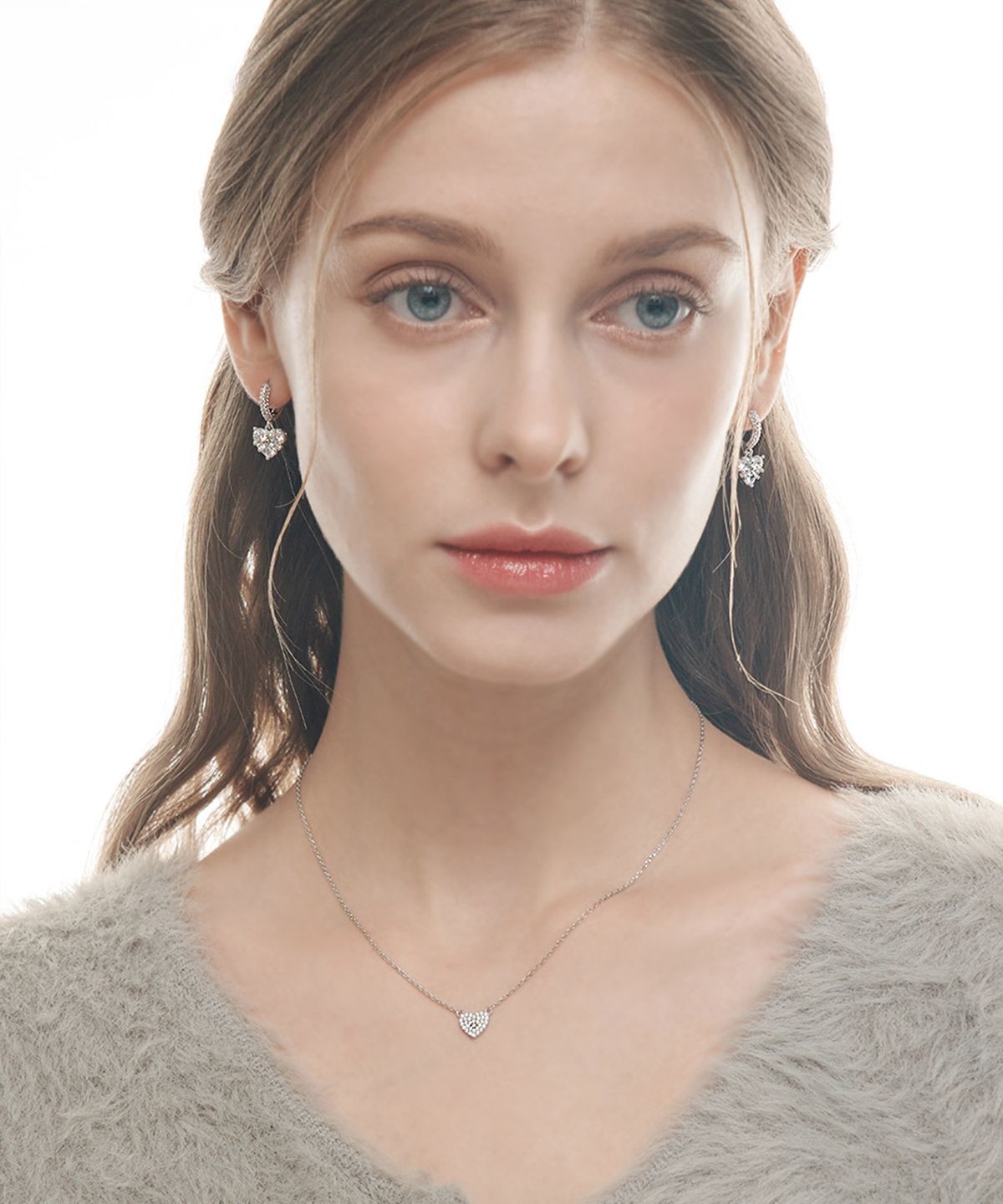 엘르주얼리(ELLEJEWELRY) 아모르 하트 목걸이 ELBRNN194