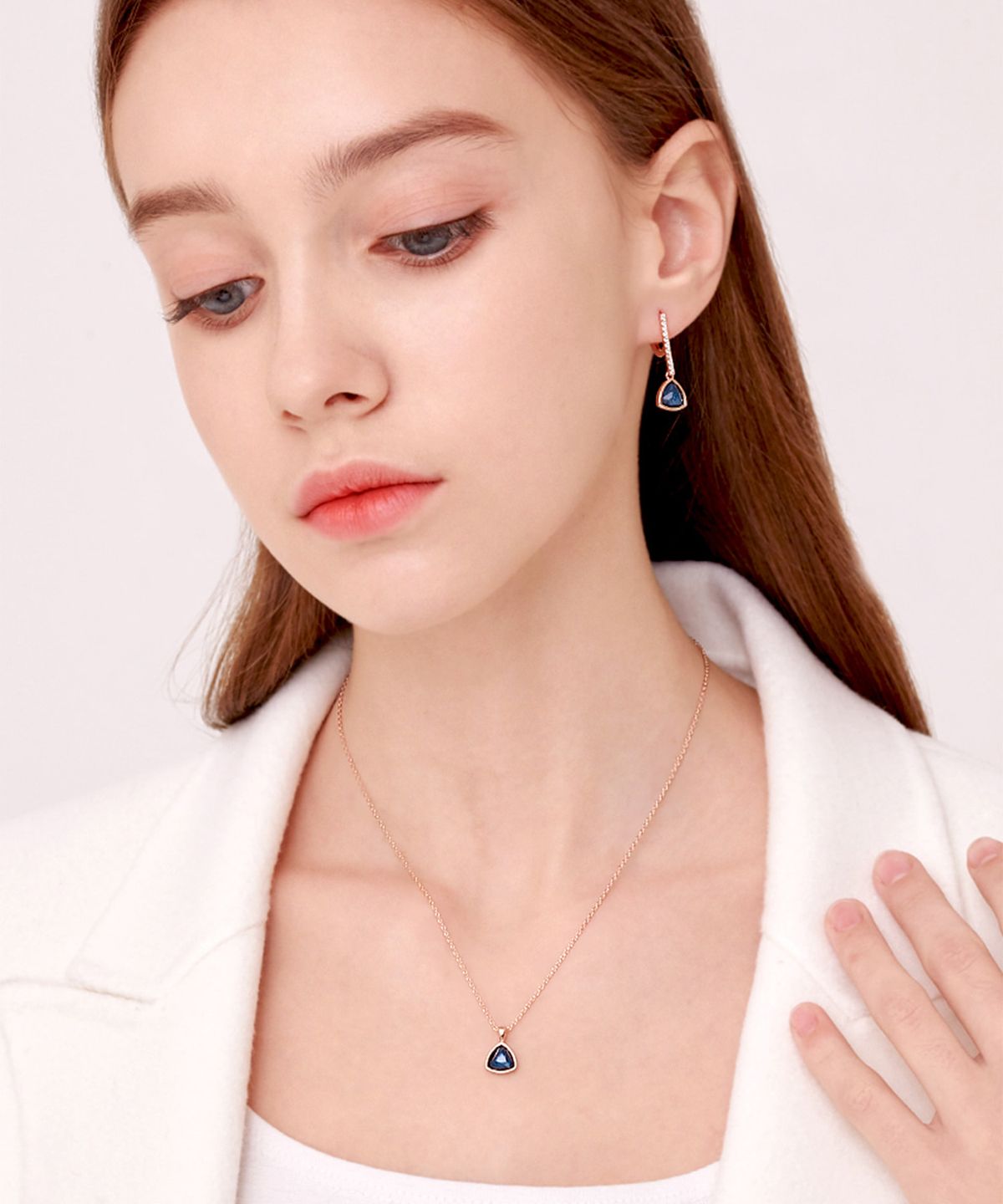 엘르주얼리(ELLEJEWELRY) 럭셔리 침수정 목걸이 ELBRNN160