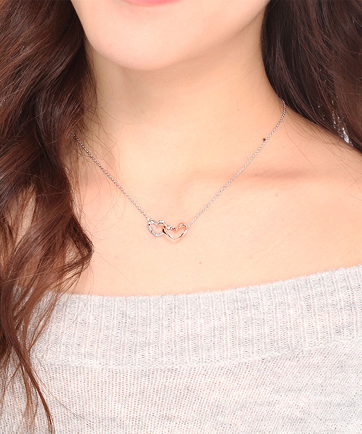 엘르주얼리(ELLEJEWELRY) 하트 매듭 목걸이 ELBRNN010