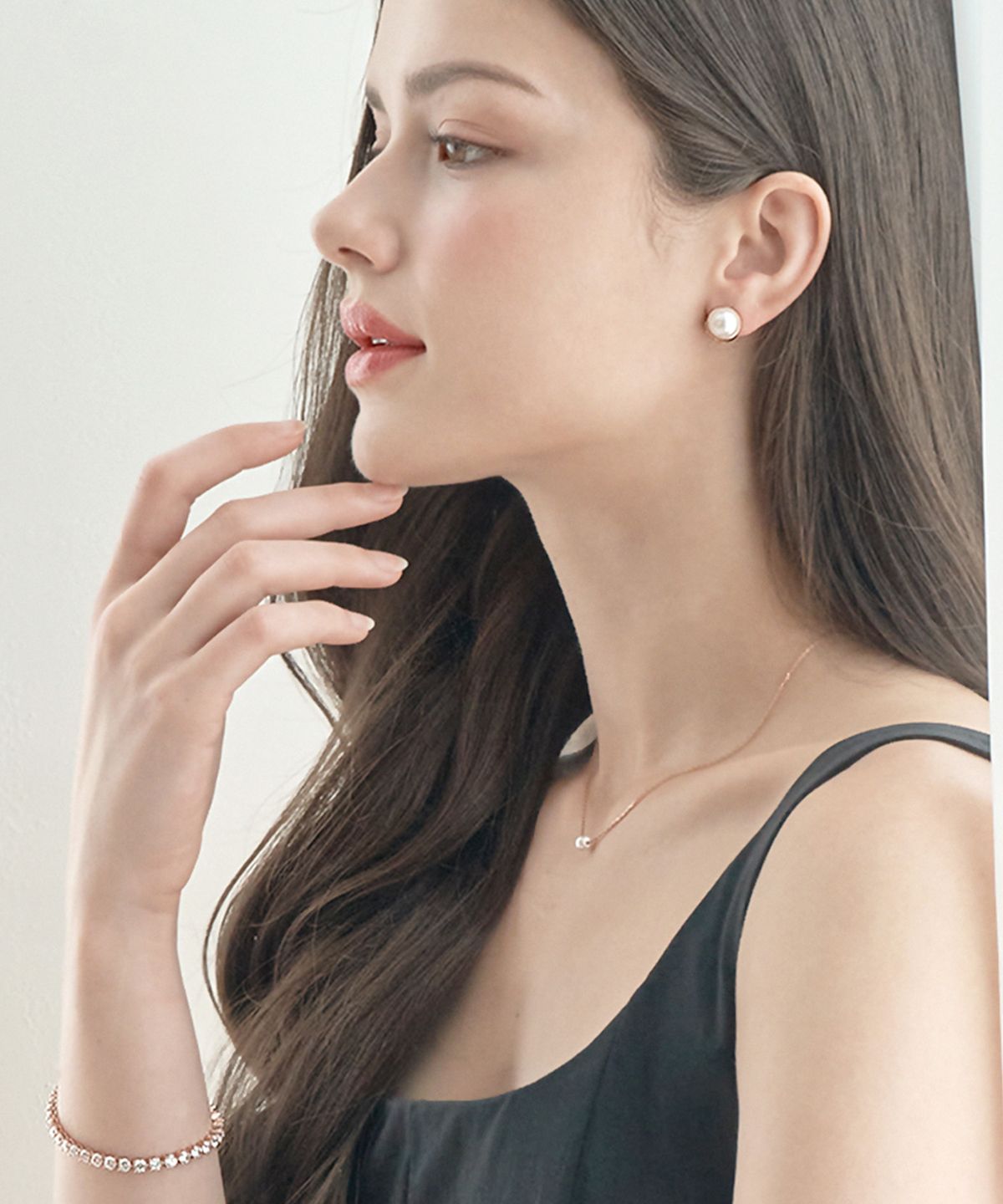 엘르주얼리(ELLEJEWELRY) 트윙클 테니스 팔찌 ELBRBB094