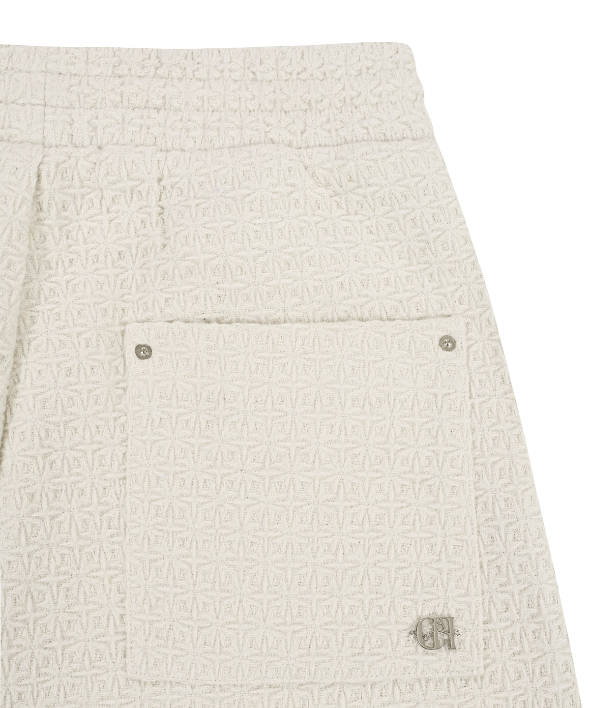 샴페인 블랭크 에스테틱(CHAMPAGNE BLANK AESTHETIC) BERMUDA PANTS IVORY