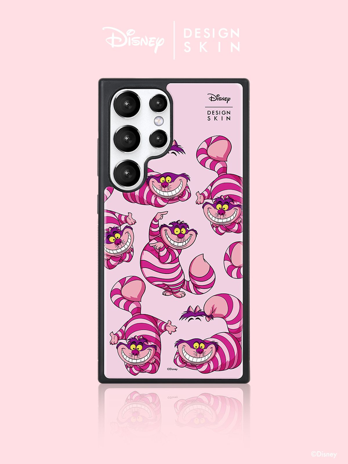 디자인스킨(DESIGNSKIN) 디즈니 에폭시 그래픽 케이스 - 패턴 체셔캣
