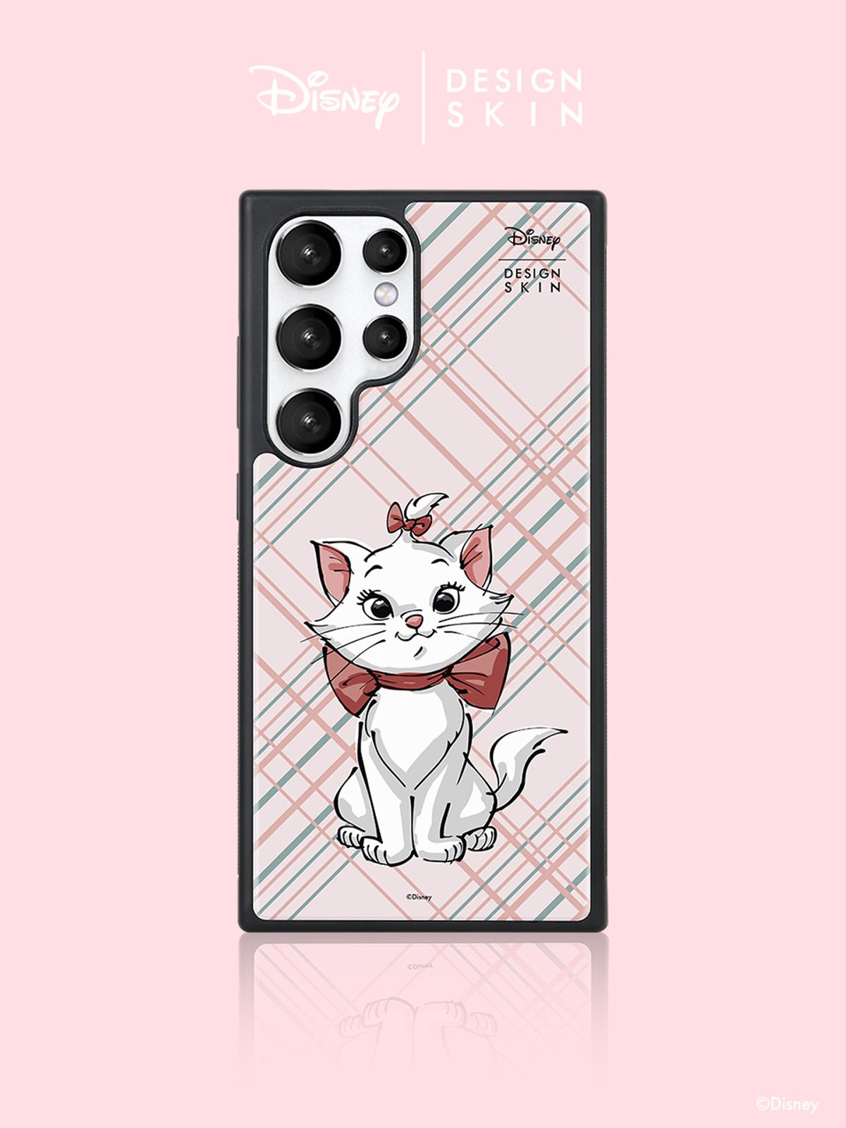 디자인스킨(DESIGNSKIN) 디즈니 에폭시 그래픽 케이스 - 체크패턴 마리