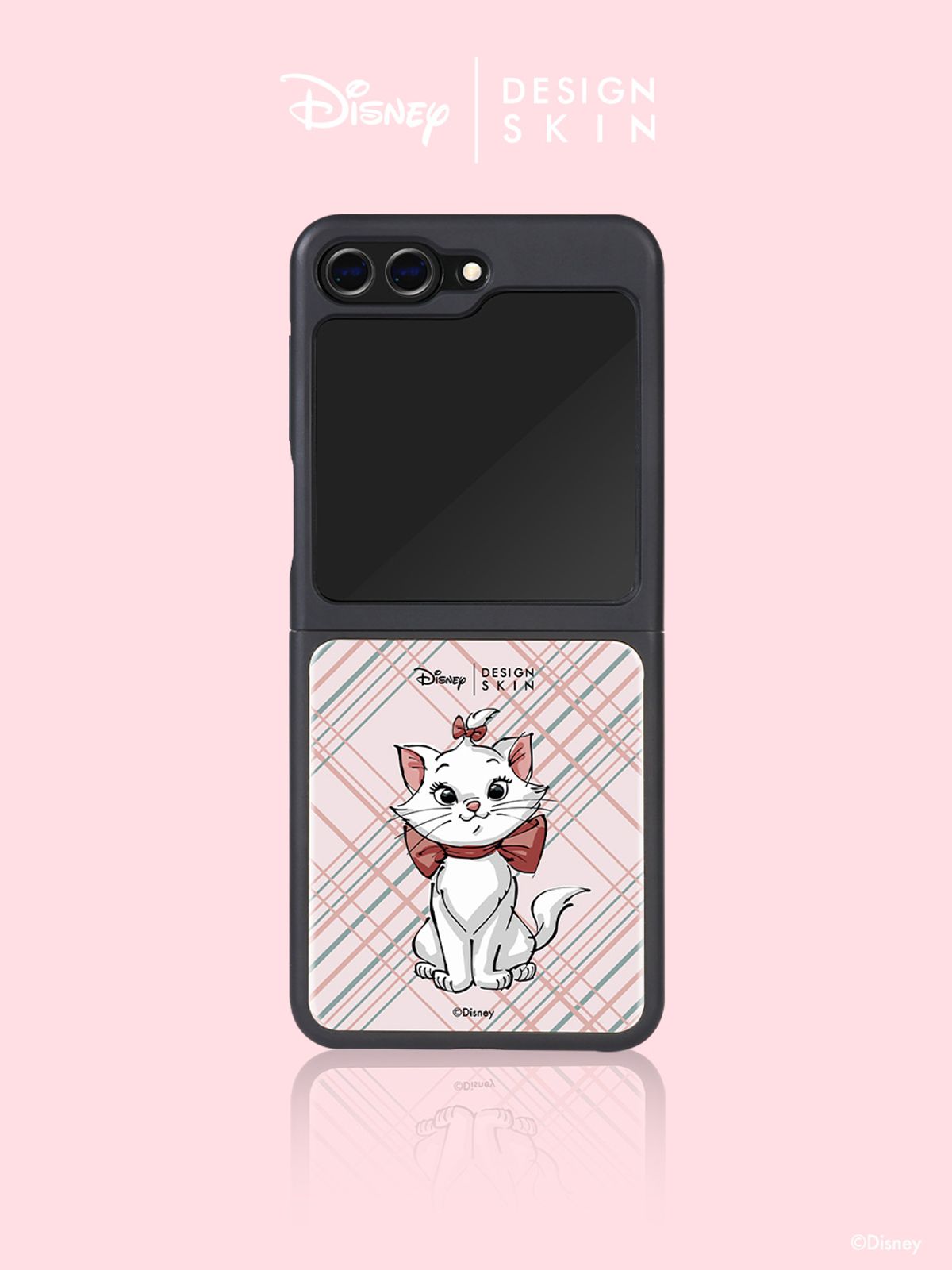 디자인스킨(DESIGNSKIN) 디즈니 에폭시 그래픽 케이스 - 체크패턴 마리