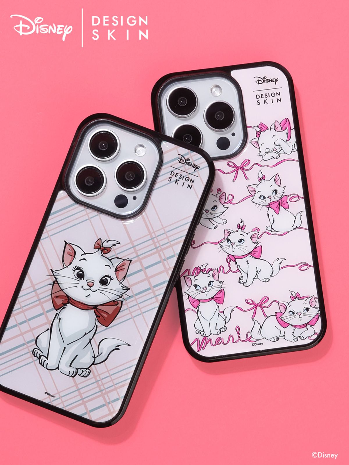 디자인스킨(DESIGNSKIN) 디즈니 에폭시 그래픽 케이스 - 체크패턴 마리