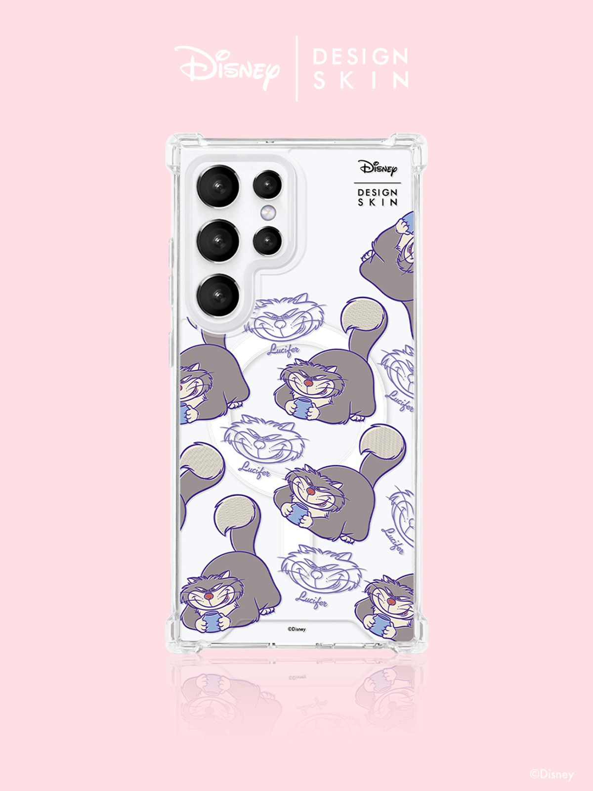 디자인스킨(DESIGNSKIN) 디즈니 맥세이프 그래픽 케이스 - 갓차 루시퍼