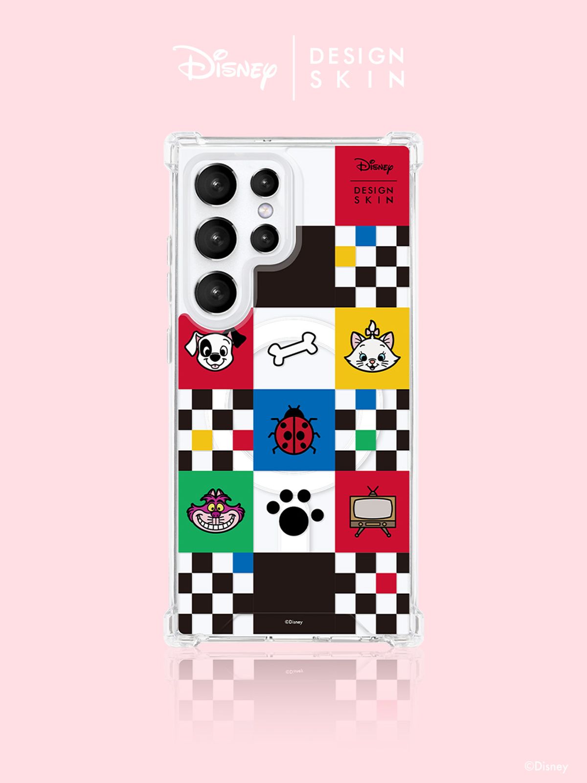 디자인스킨(DESIGNSKIN) 디즈니 맥세이프 그래픽 케이스 - 믹스 모노그램