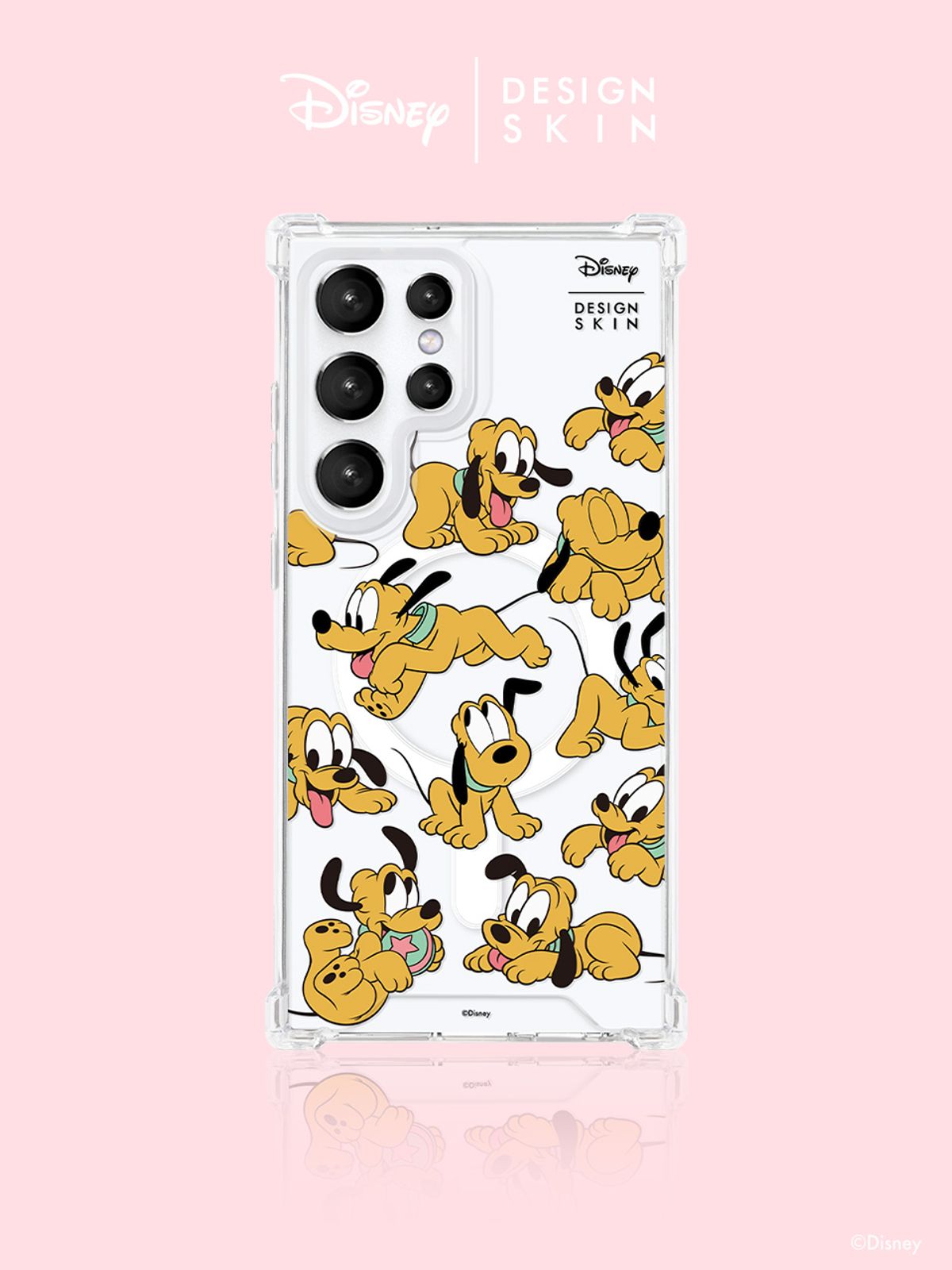 디자인스킨(DESIGNSKIN) 디즈니 맥세이프 그래픽 케이스 - 패턴 플루토