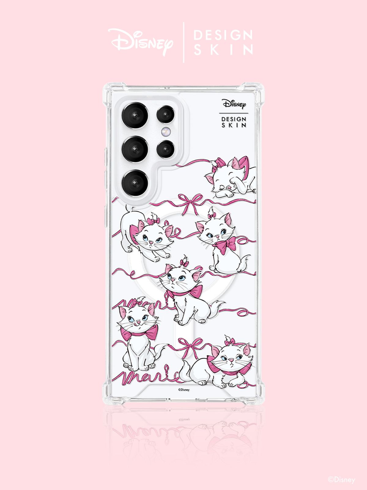 디자인스킨(DESIGNSKIN) 디즈니 맥세이프 그래픽 케이스 - 리본 마리