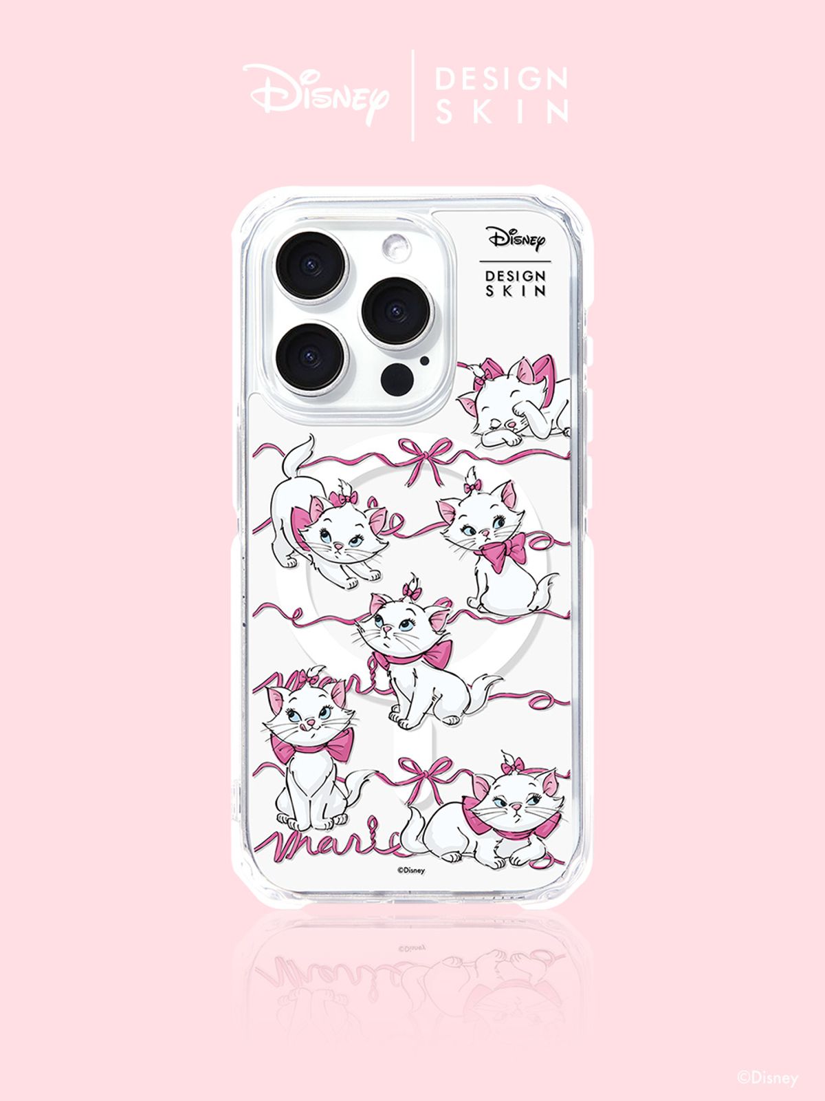 디자인스킨(DESIGNSKIN) 디즈니 맥세이프 그래픽 케이스 - 리본 마리