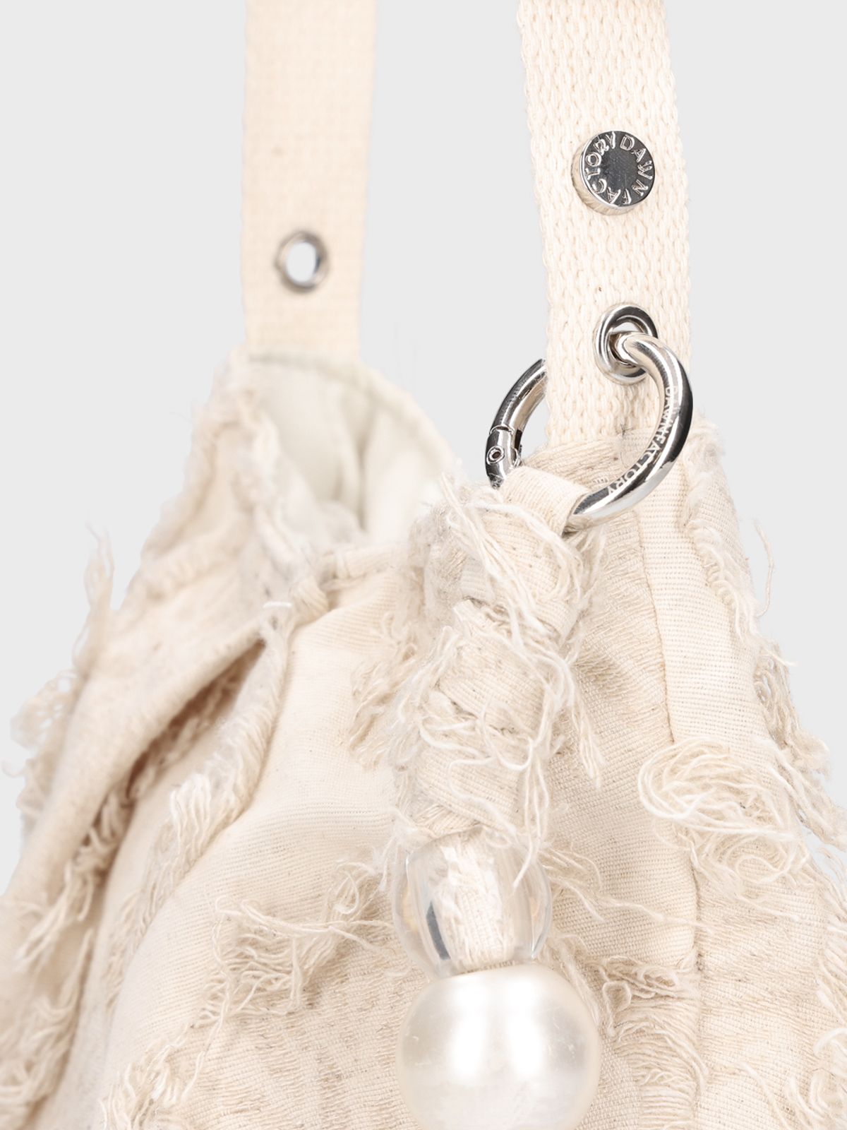 던팩토리(DAWN FACTORY) BUDDY BAG FEATHER IVORY 버디백 페더 아이보리