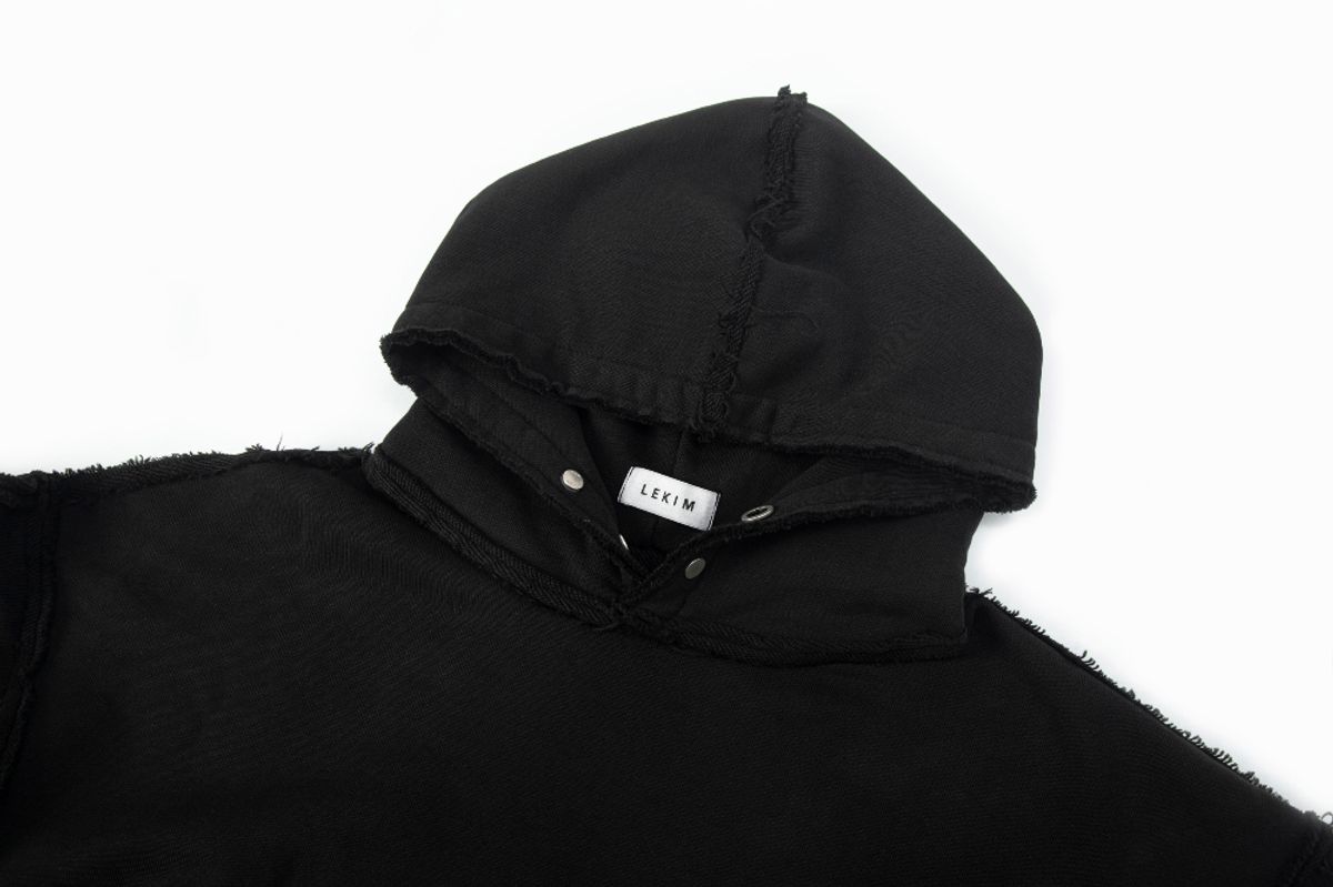 레킴(LEKIM) 레킴 그런지 후드 블랙