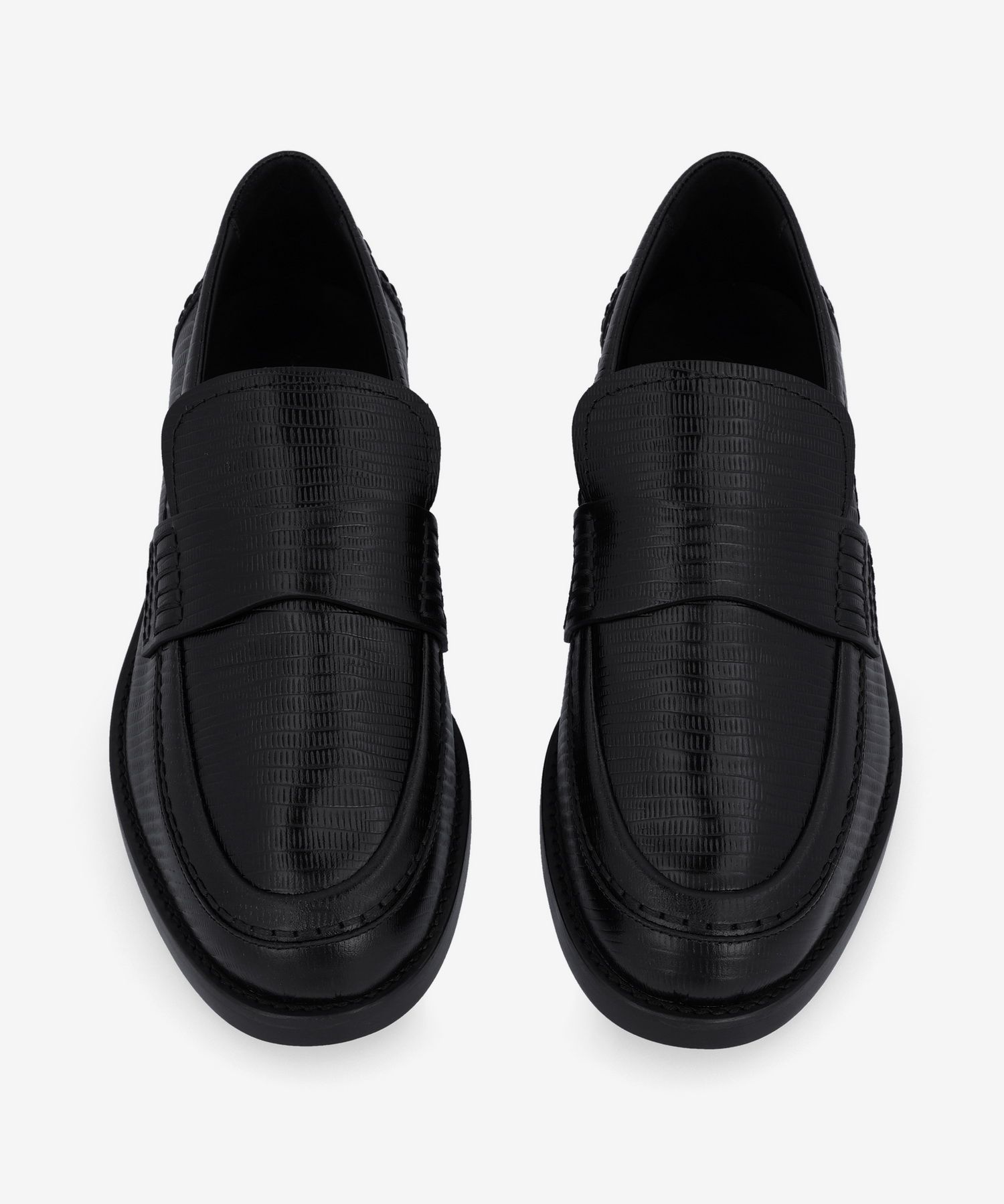 MUSINSA公式 | ALEXANDER McQUEEN レザー ローファー - ブラック