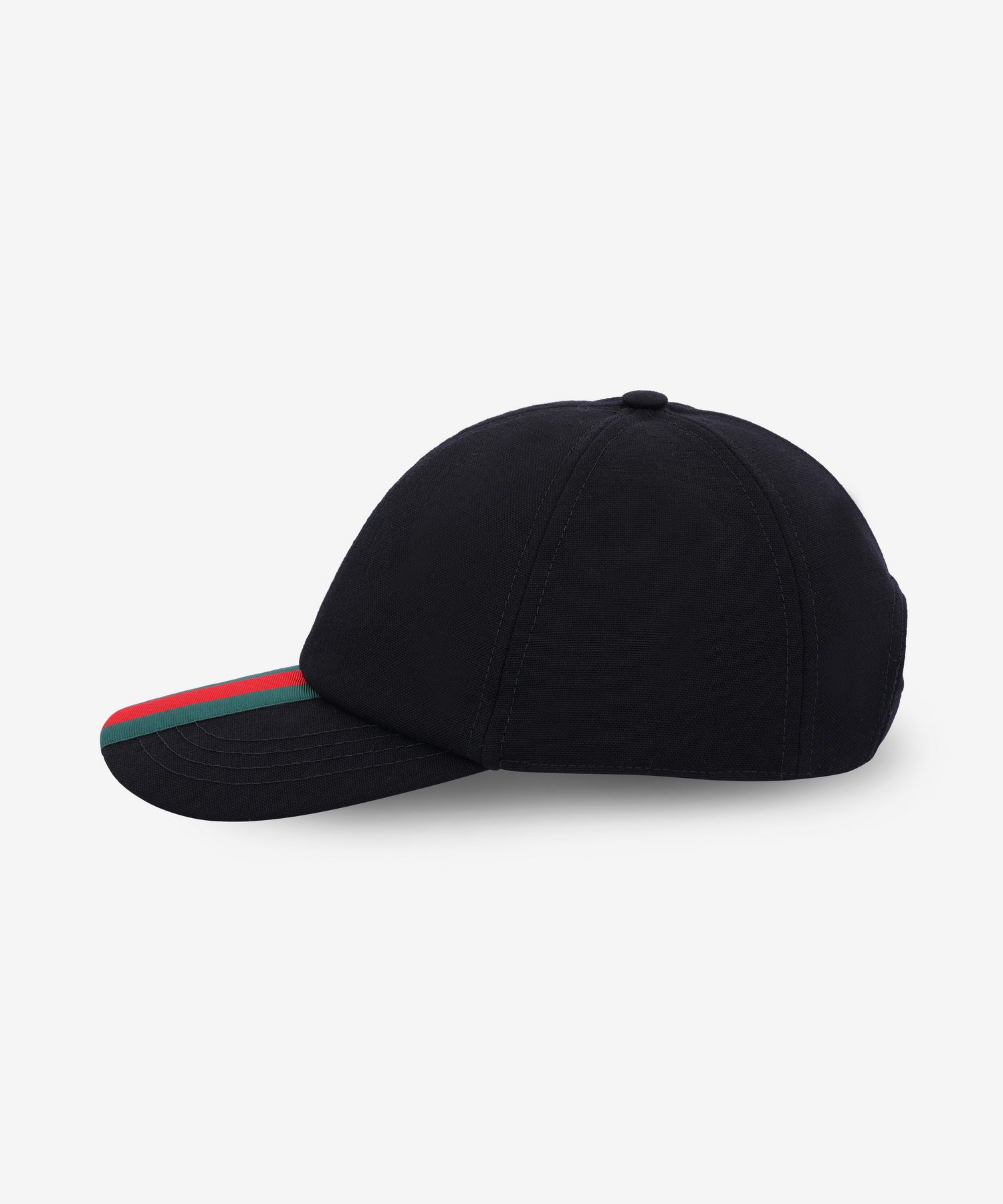 MUSINSA | GUCCI Web Canvas Baseball Cap - Black