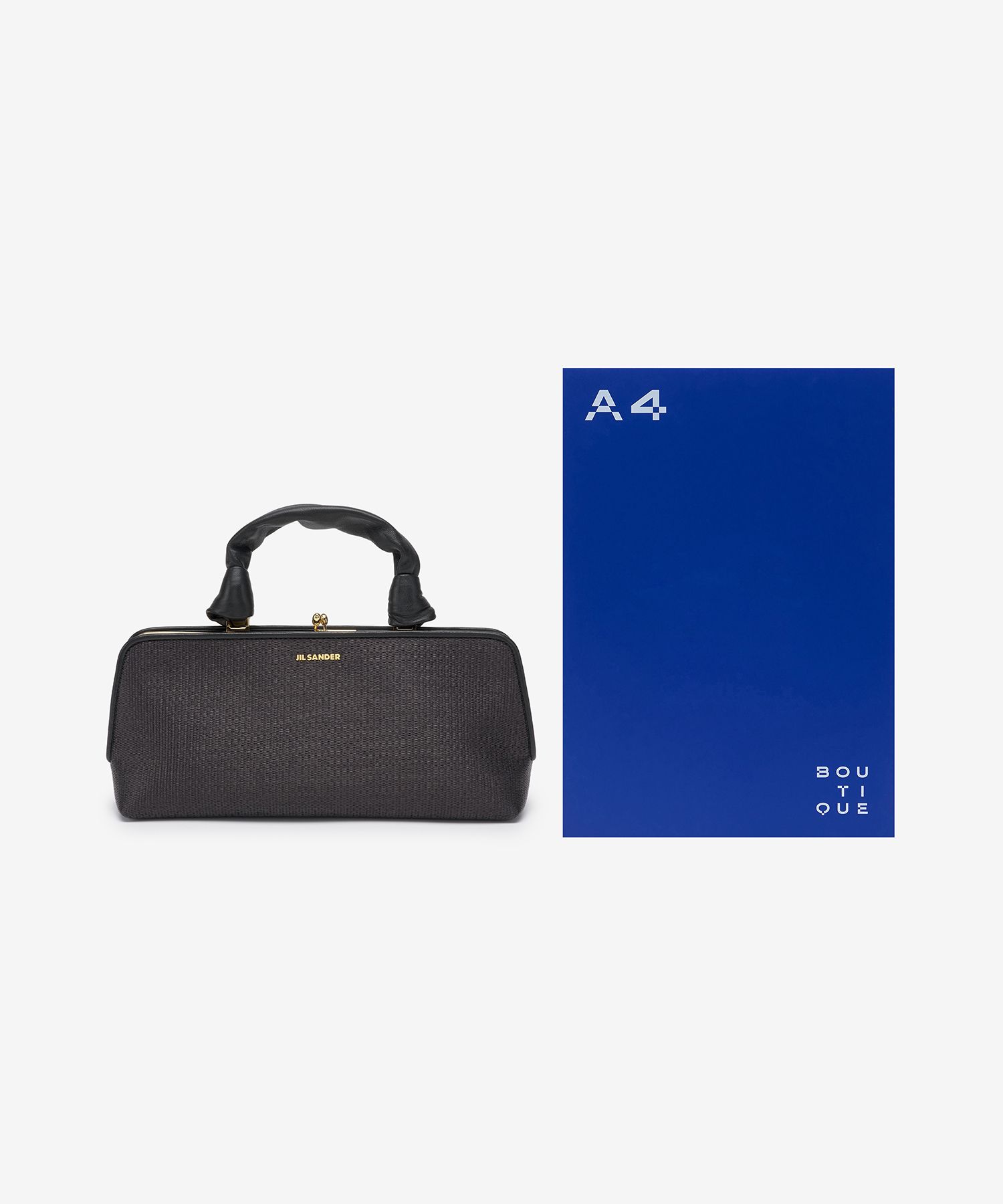 ★Jil Sander★スモール ゴジ ラフィア トートバッグ J07WD0086P MUSINSA | JIL SANDER Small Goji Raffia Tote Bag - Black