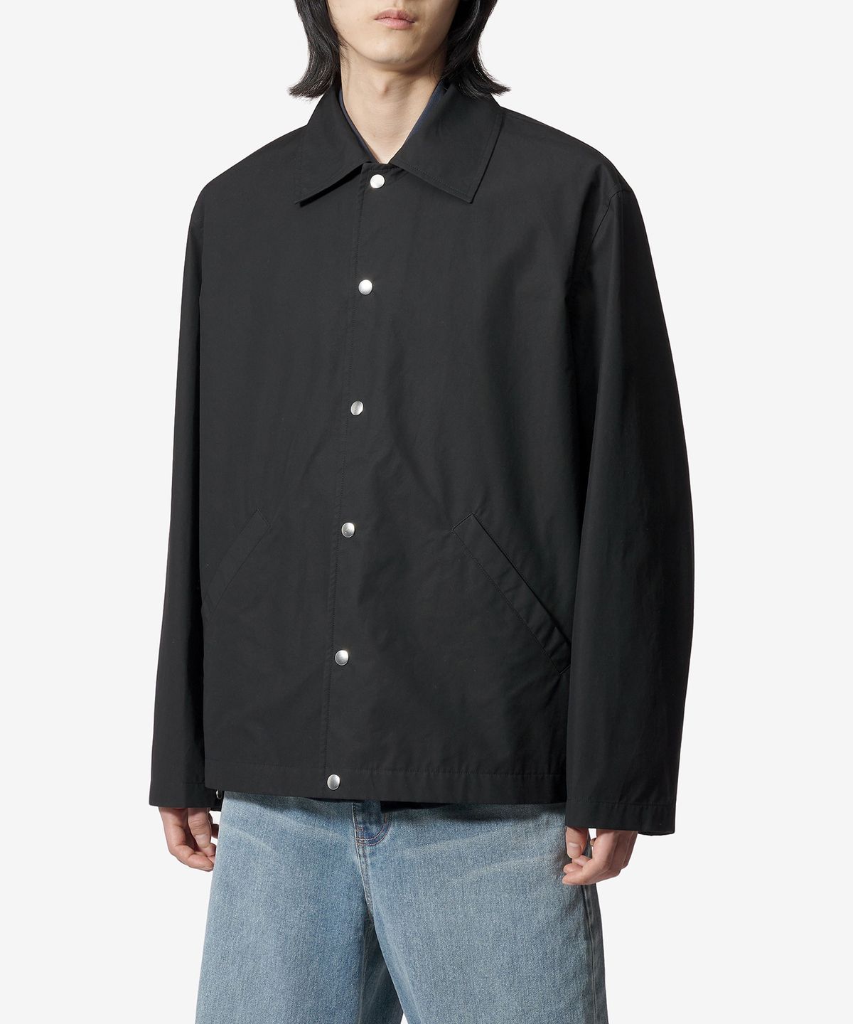 질 샌더(JIL SANDER) 빅 로고 재킷 - 블랙 / J23BN0003J45026001