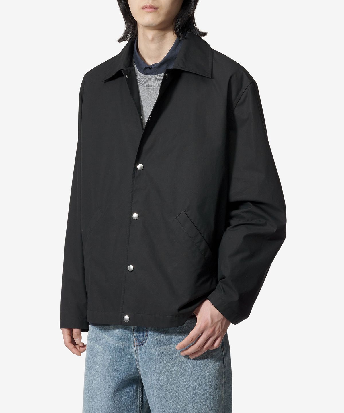질 샌더(JIL SANDER) 빅 로고 재킷 - 블랙 / J23BN0003J45026001