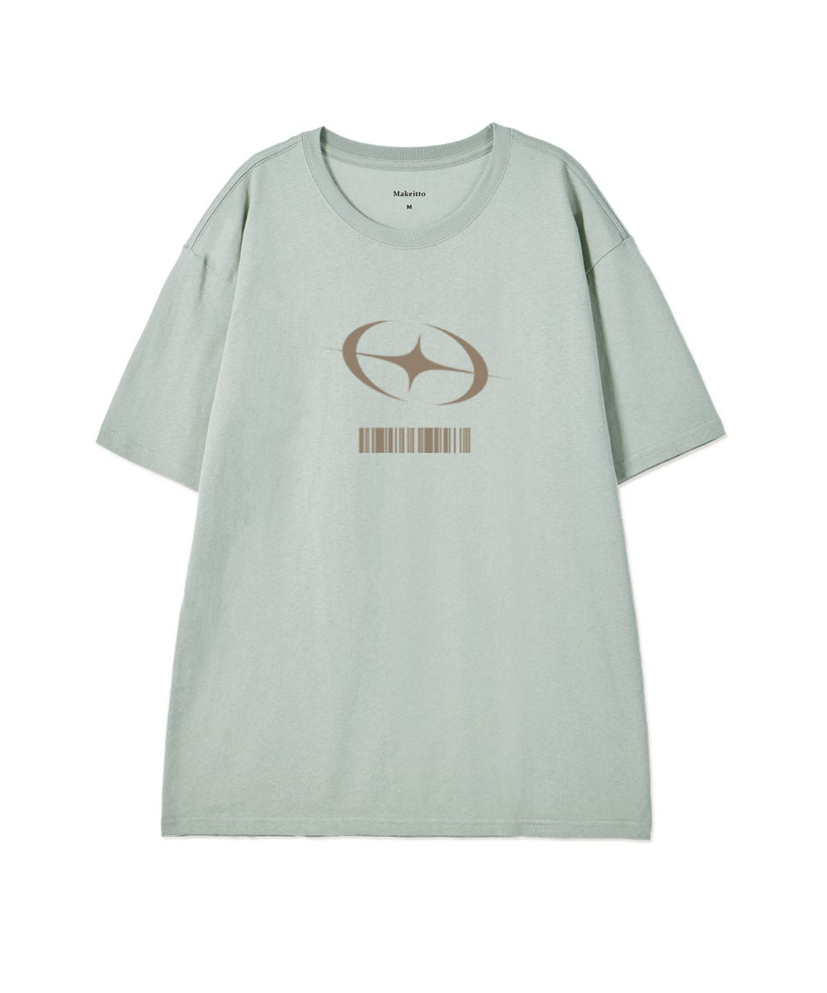 메이킷투(MAKEITTO) [FLASH BARCODE] CREW NECK TEE_MINT