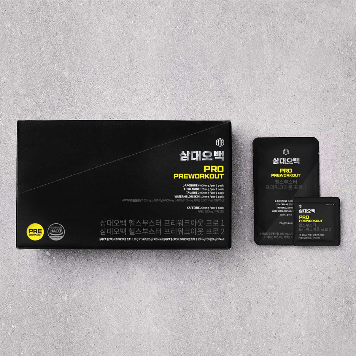 삼대오백(SAMDAE500) 헬스부스터 프리워크아웃 프로 70g x 15포