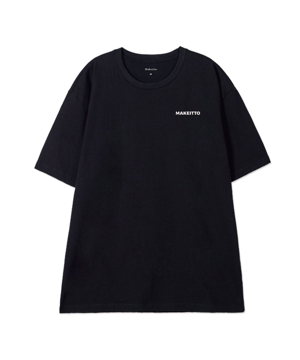 메이킷투(MAKEITTO) [URBAN LETTERING] CREW NECK TEE_BLACK