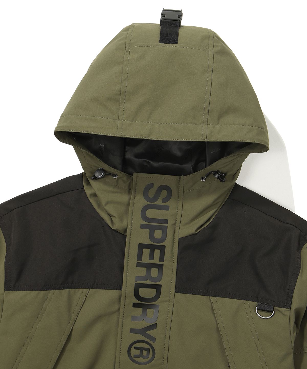 슈퍼드라이(SUPERDRY) 시그니처 윈드치터 자켓 카키