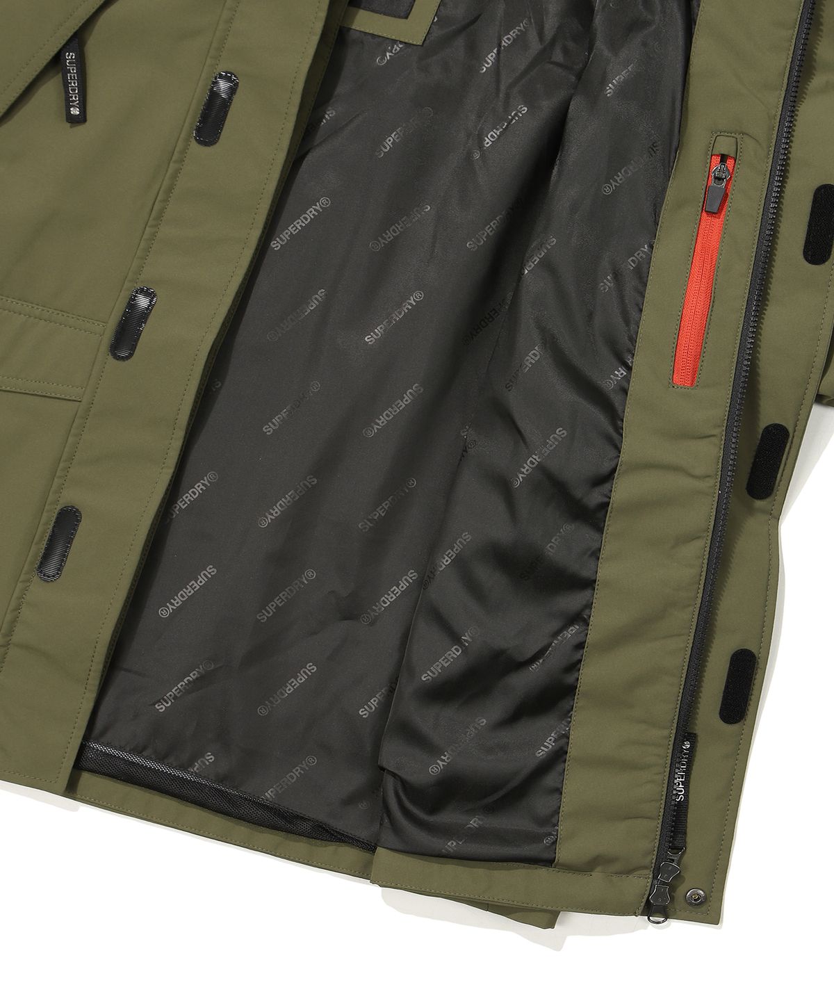 슈퍼드라이(SUPERDRY) 시그니처 윈드치터 자켓 카키