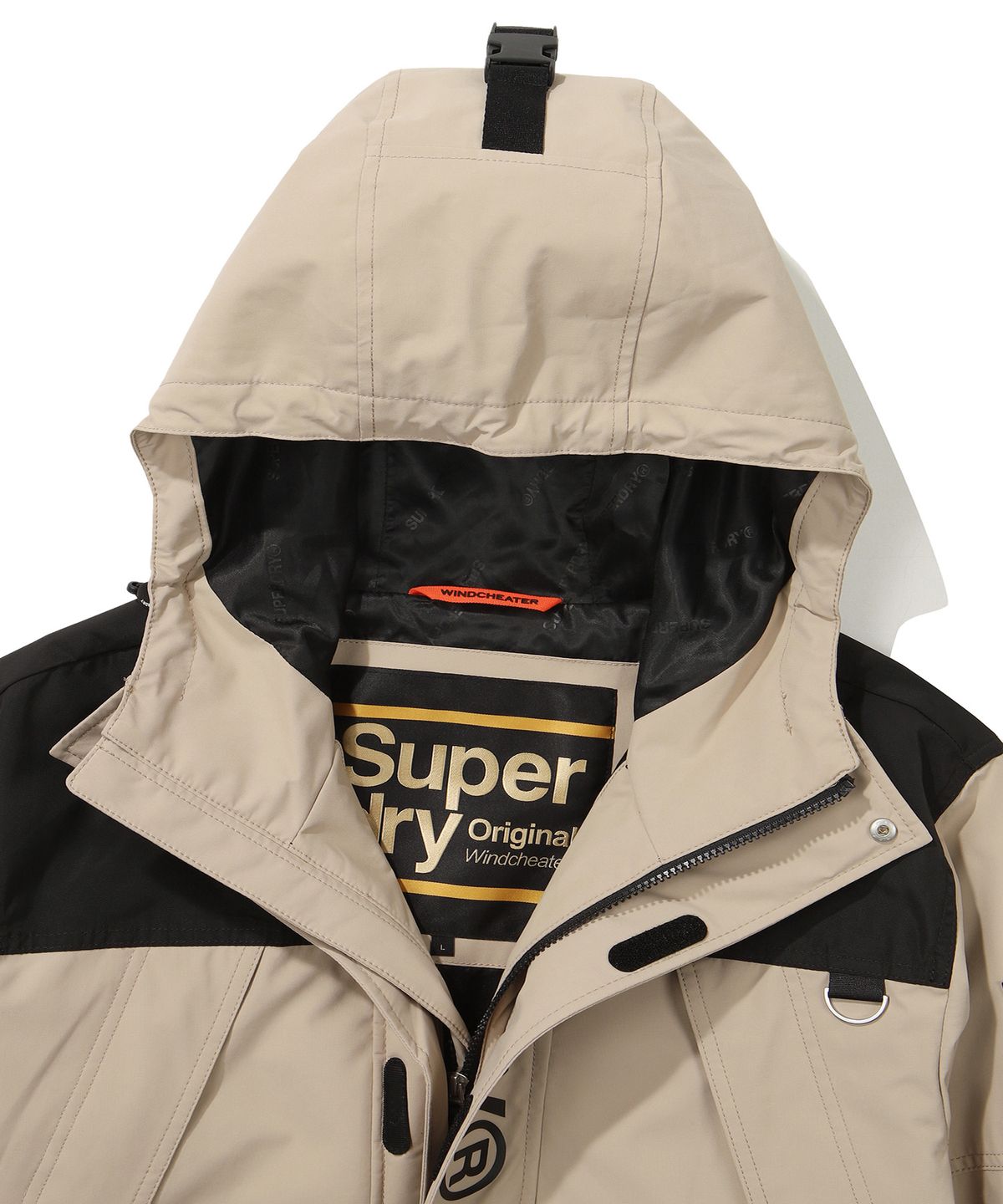슈퍼드라이(SUPERDRY) 시그니처 윈드치터 자켓 베이지