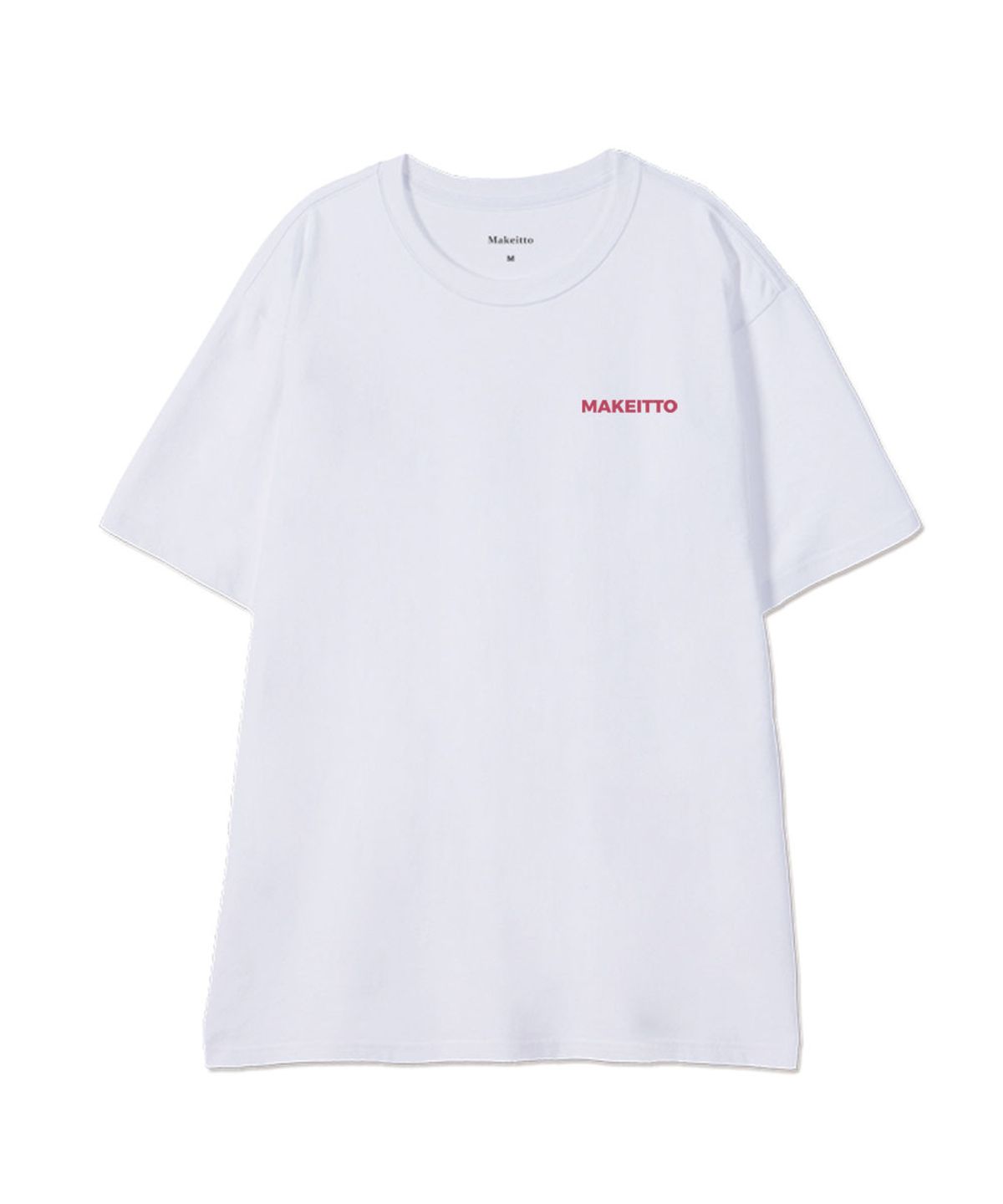 메이킷투(MAKEITTO) [URBAN LETTERING] CREW NECK TEE_WHITE