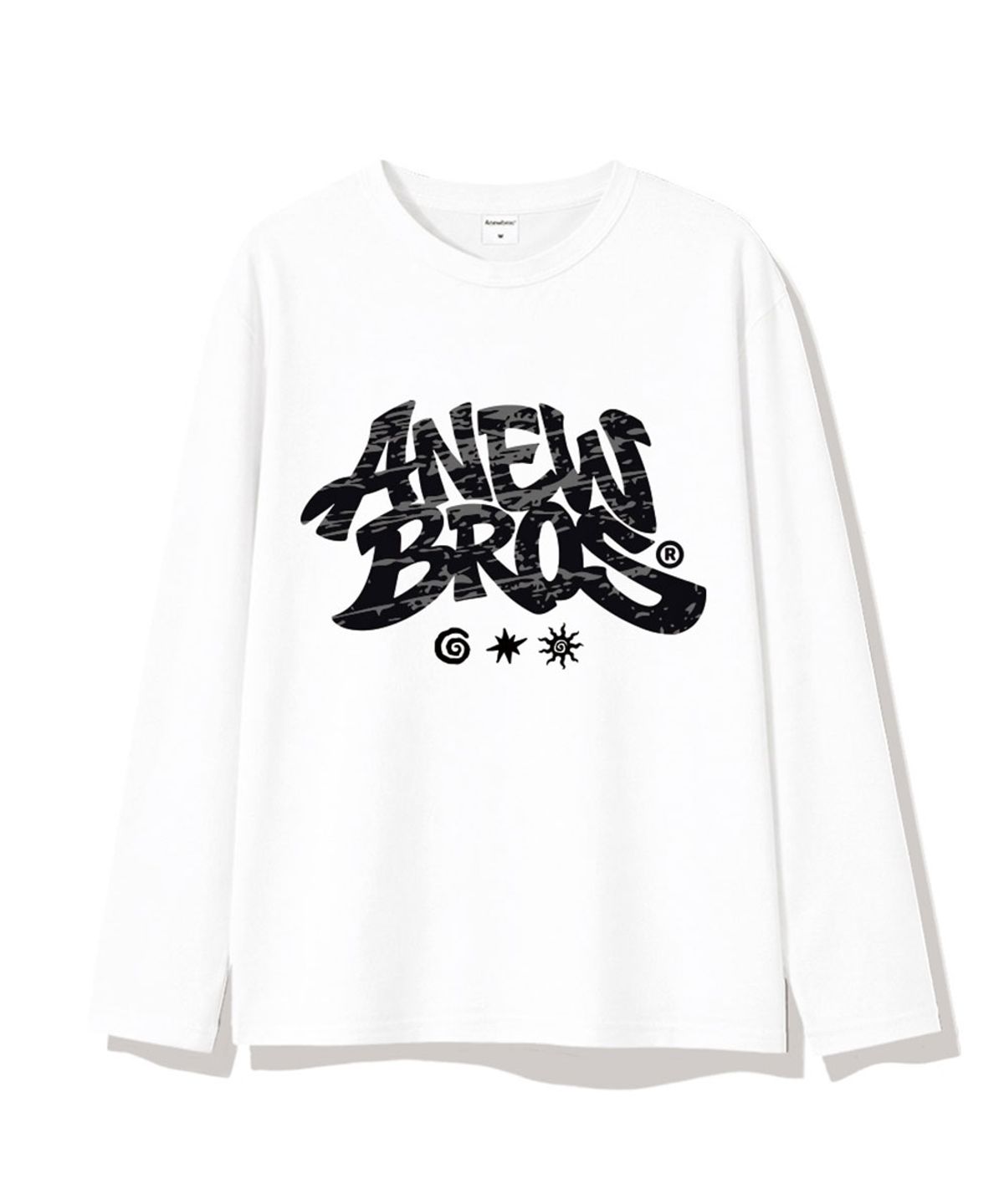 어뉴브로스(ANEWBROS) 스트리트그래픽 우먼 레이어드 롱슬리브 2 Color [ANBR_9004]