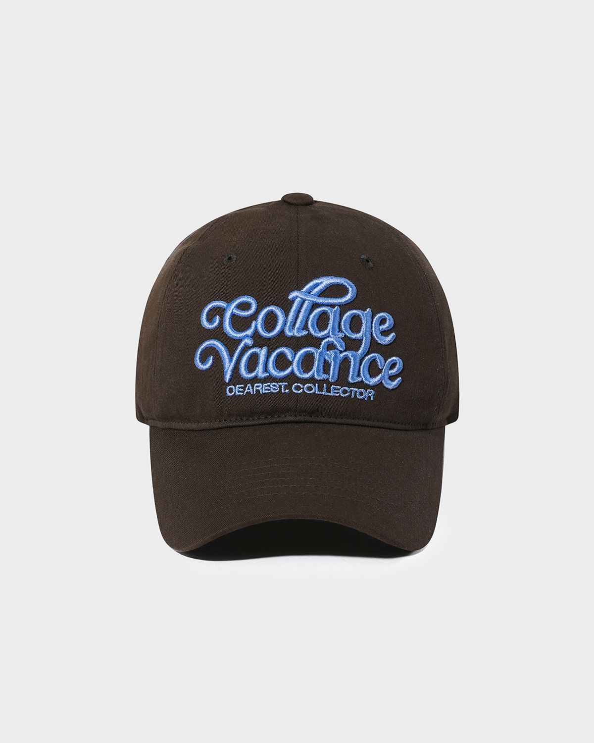 꼴라주바캉스(COLLAGEVACANCE) Collagevacance Vintage Lettering Ball Cap (볼캡 모자)-5colors