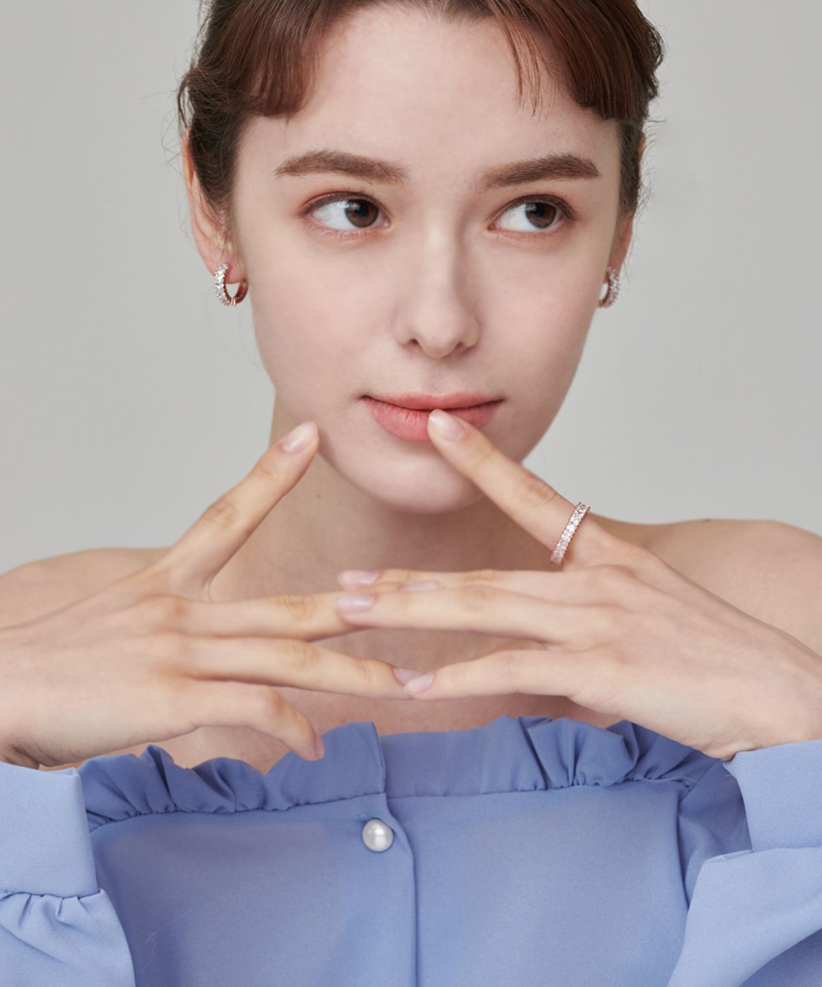 끄란느(CRANNE) 스퀘어 큐빅 오픈링 C24RB082