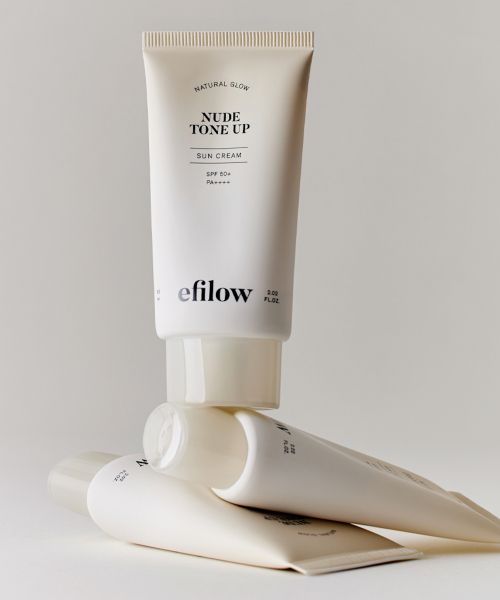 efilow [2-piece set] Natural Glow Ivory Radiance Tone-Up Sunscreen 60ml